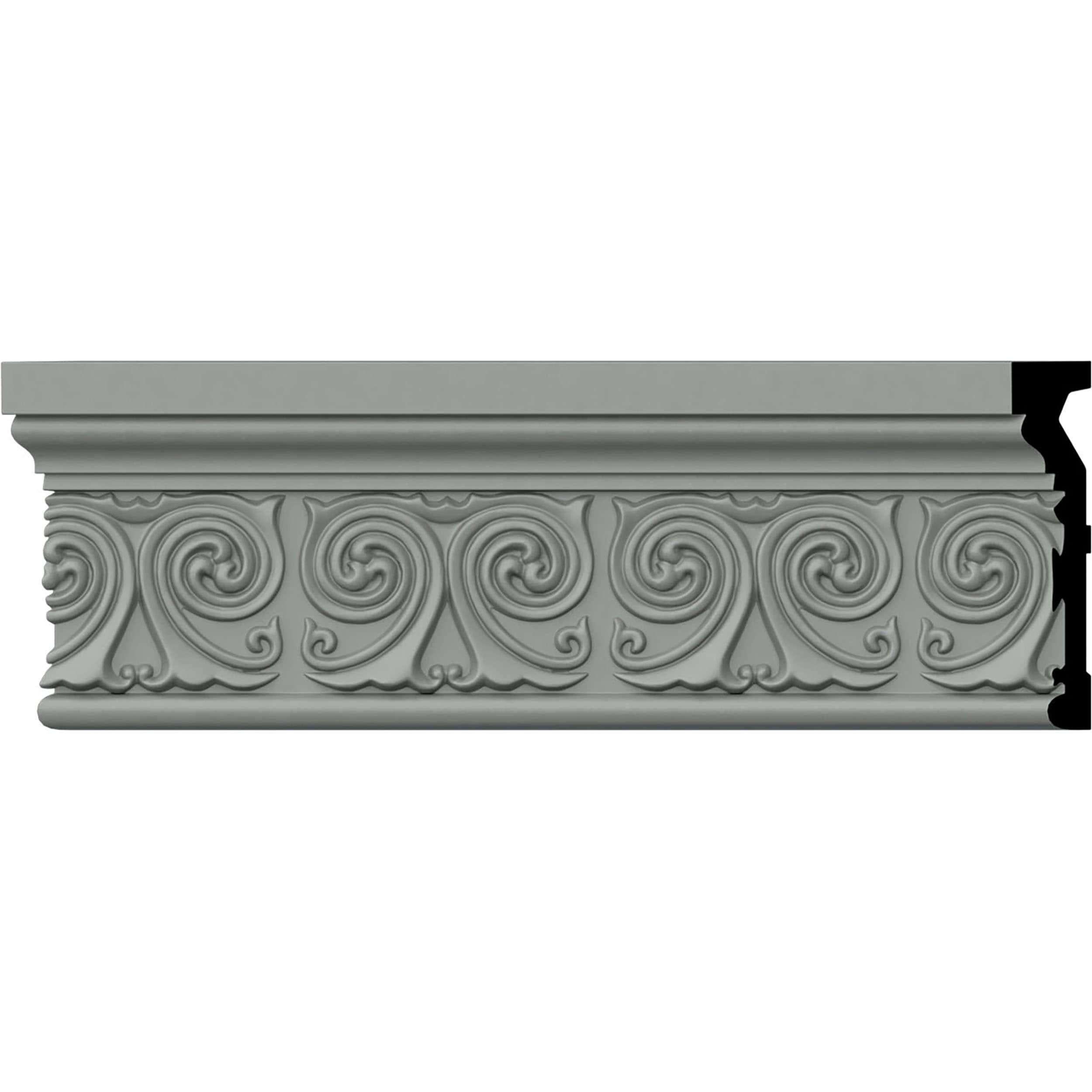 Ekena Millwork Ralston 4.63'' H x 95.88'' W x 1'' D Urethane Chair Rail