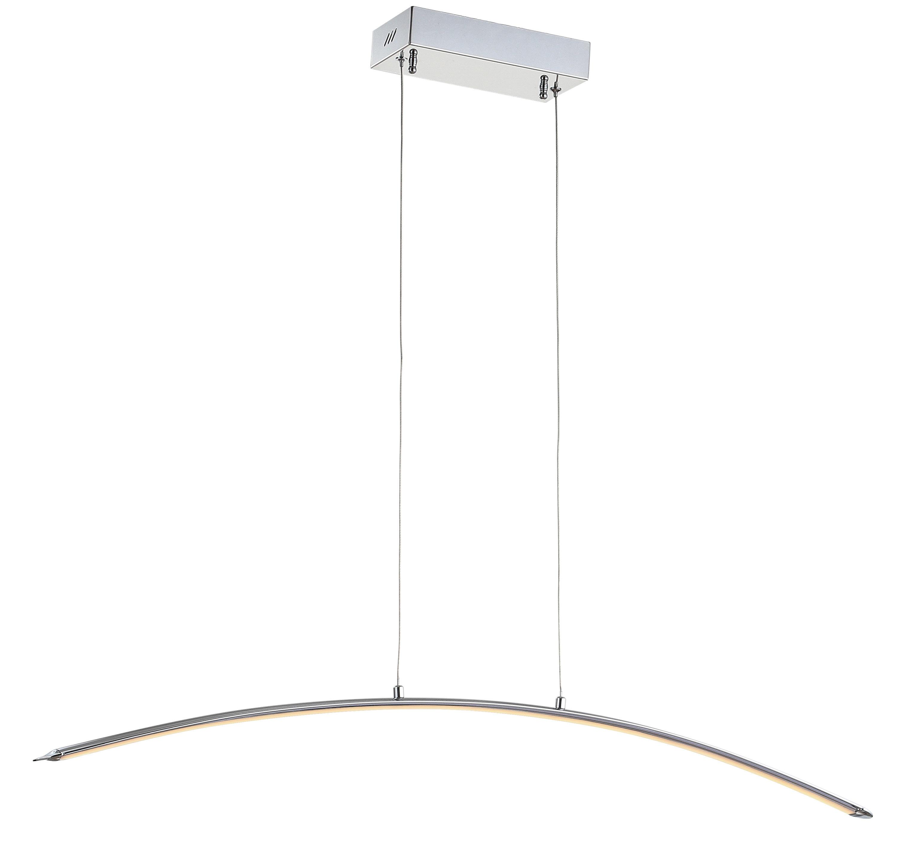 JONATHAN Y JYL7012A Roxanna 41.5" Dimmable Adjustable Integrated LED Metal Linear Pendant Minimalistic Modern Contemporary Dining Room Living Room Kitchen Foyer Bedroom Hallway, Chrome