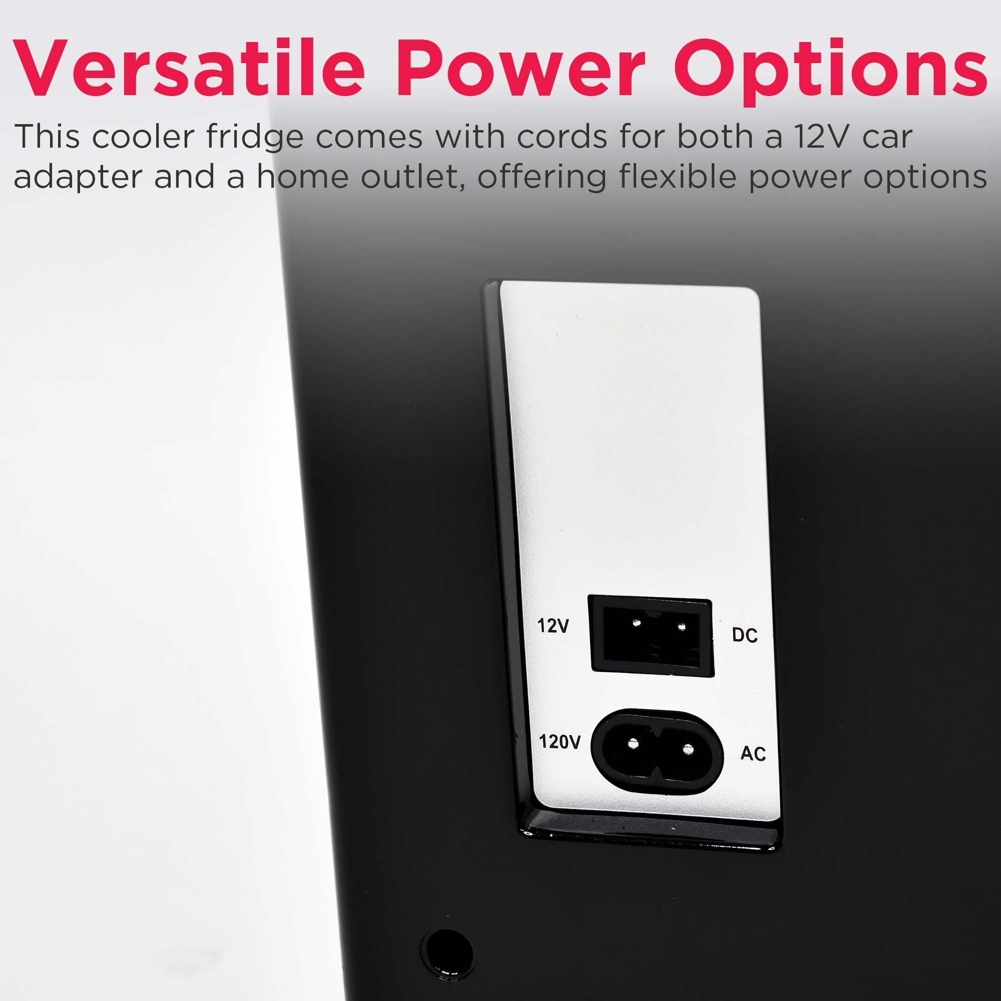 Frigidaire FRIGIDAIRE 18 Can OR 4 Wine Bottle Retro Beverage Fridge, Temperature Control, Thermoelectric