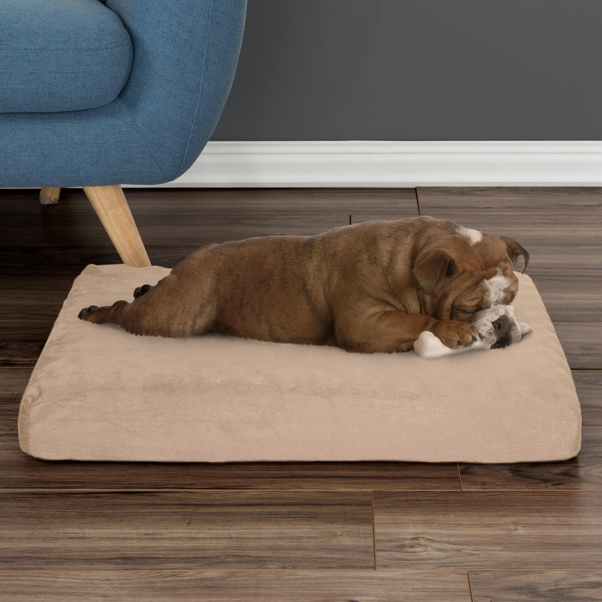 Pet Adobe Orthopedic Memory Foam Dog Bed - Tan