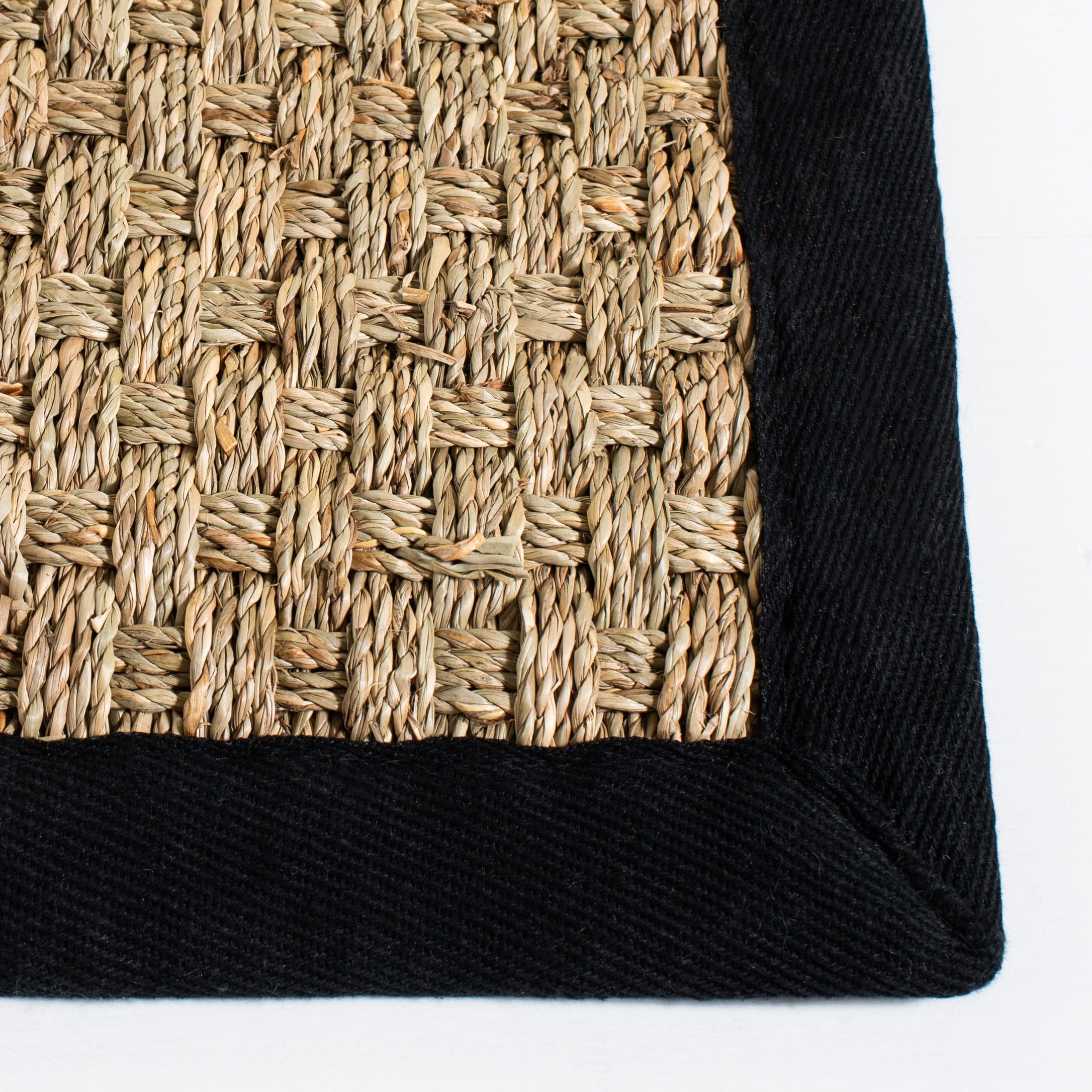 Natural Fiber NF114 Power Loomed Area Rug - Natural/Black - 8'x10' - Safavieh.