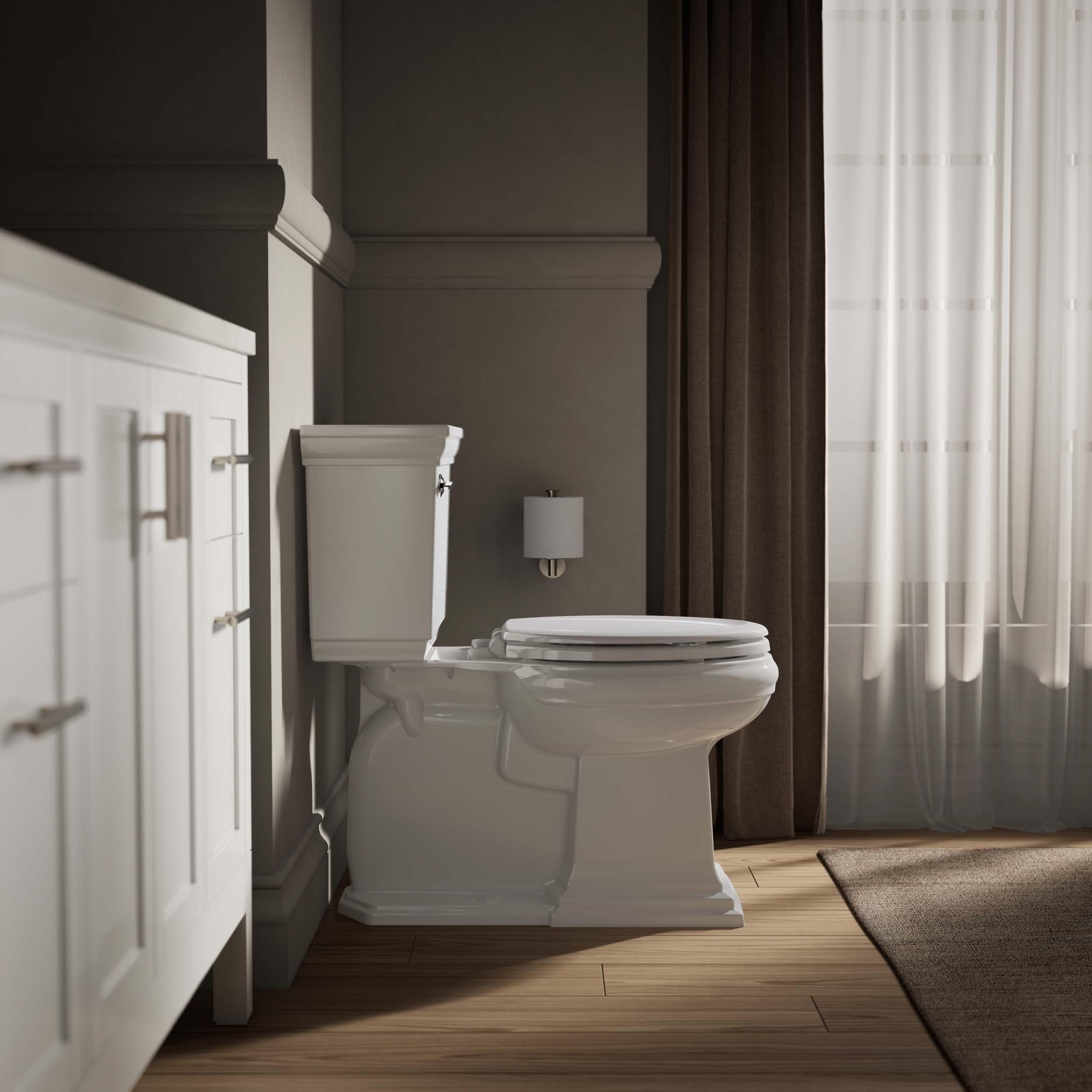 Stonewood Quiet-Close Compression-Molded Wood Toilet Seat