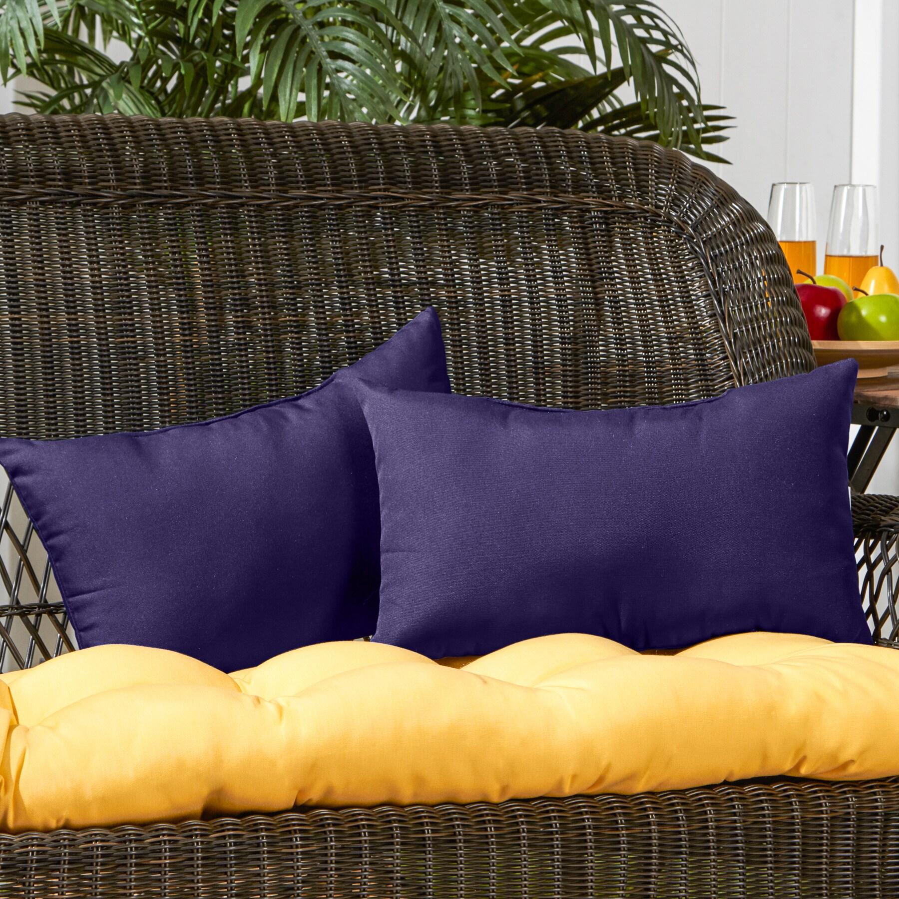 Indoor/Outdoor Reversible Throw Pillow