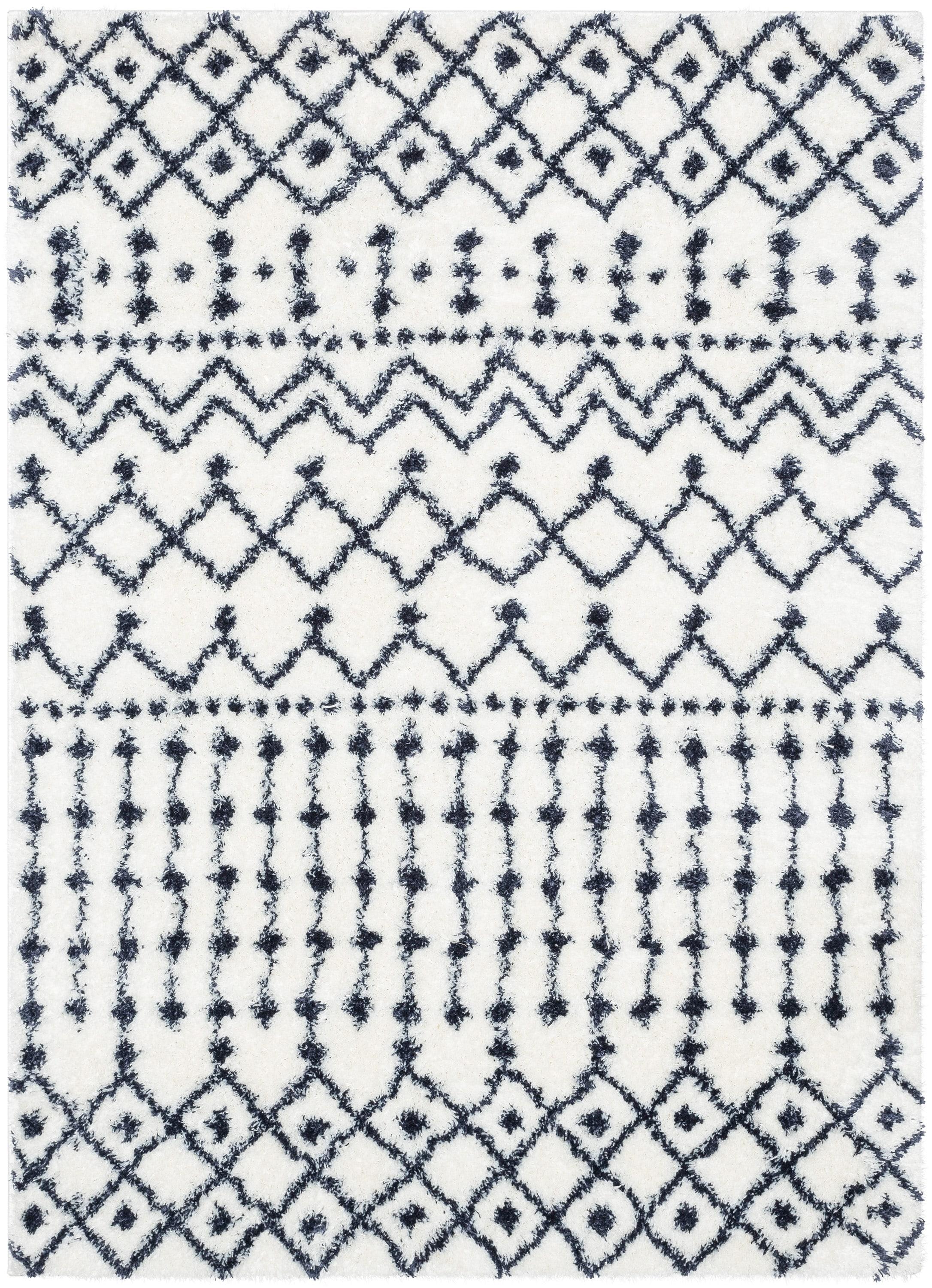 Mareco Moroccan Blue Area Rug