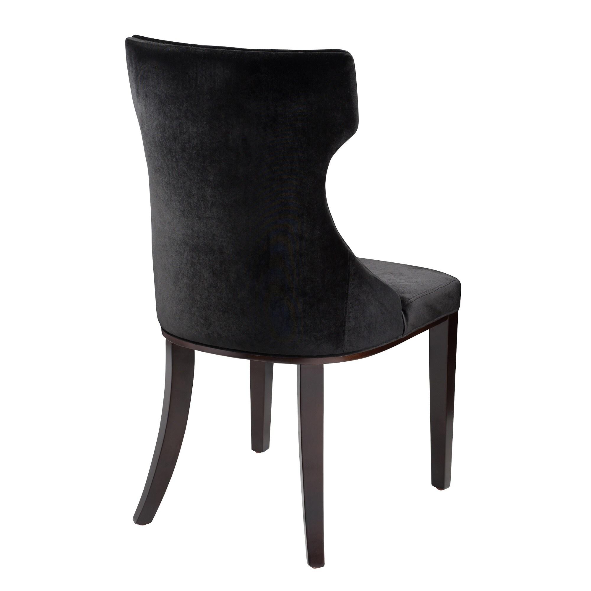 Set of 2 Reine Velvet Dining Chairs - Manhattan Comfort