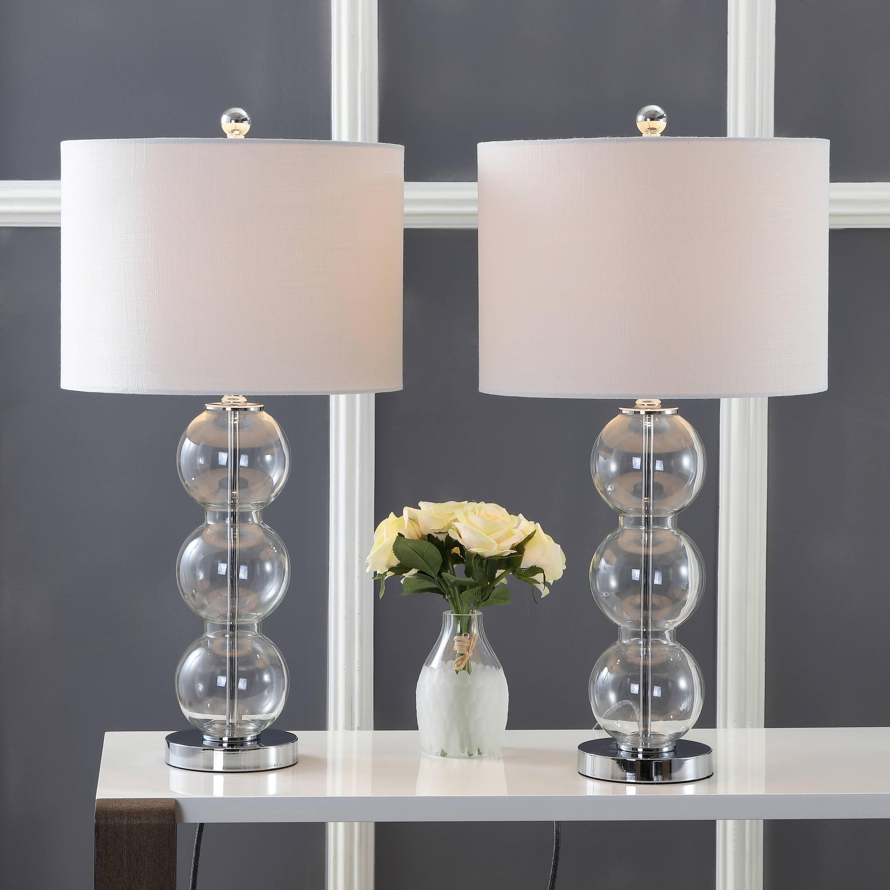 Jonathan Y Lighting Jyl1070 Bella 1 Light 27" Tall Led Buffet Table Lamp Set Of (2) -