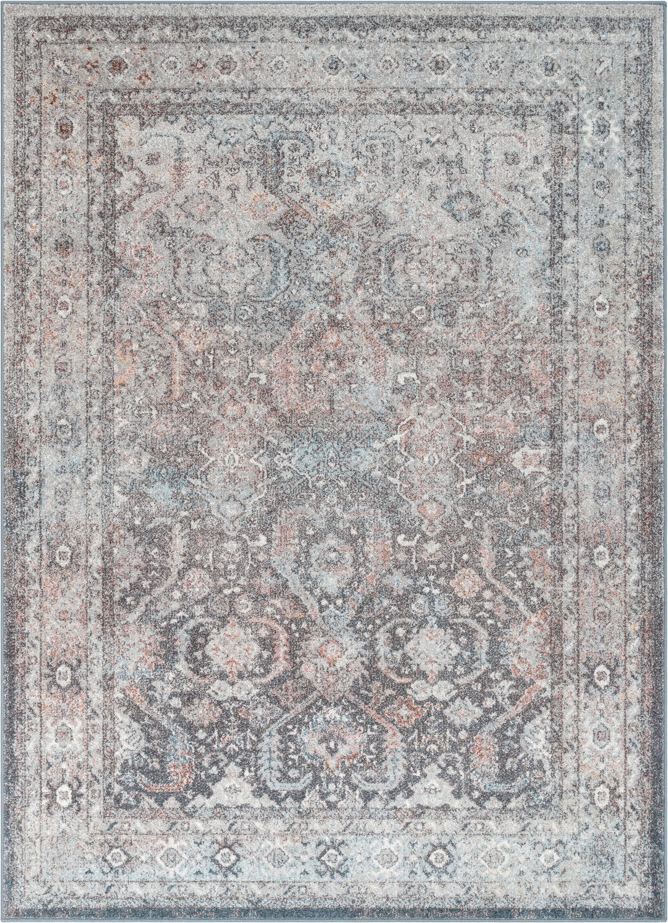 Estey Oriental Black/Gray Area Rug