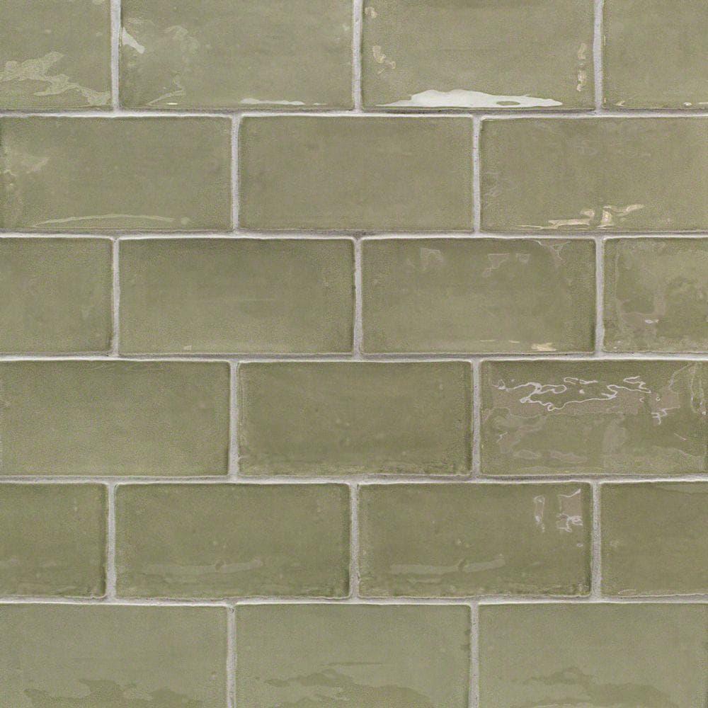 Barcelona 3" W x 6" L Polished Ceramic Subway Wall Tile (5.38 Sq. Ft. / Case)