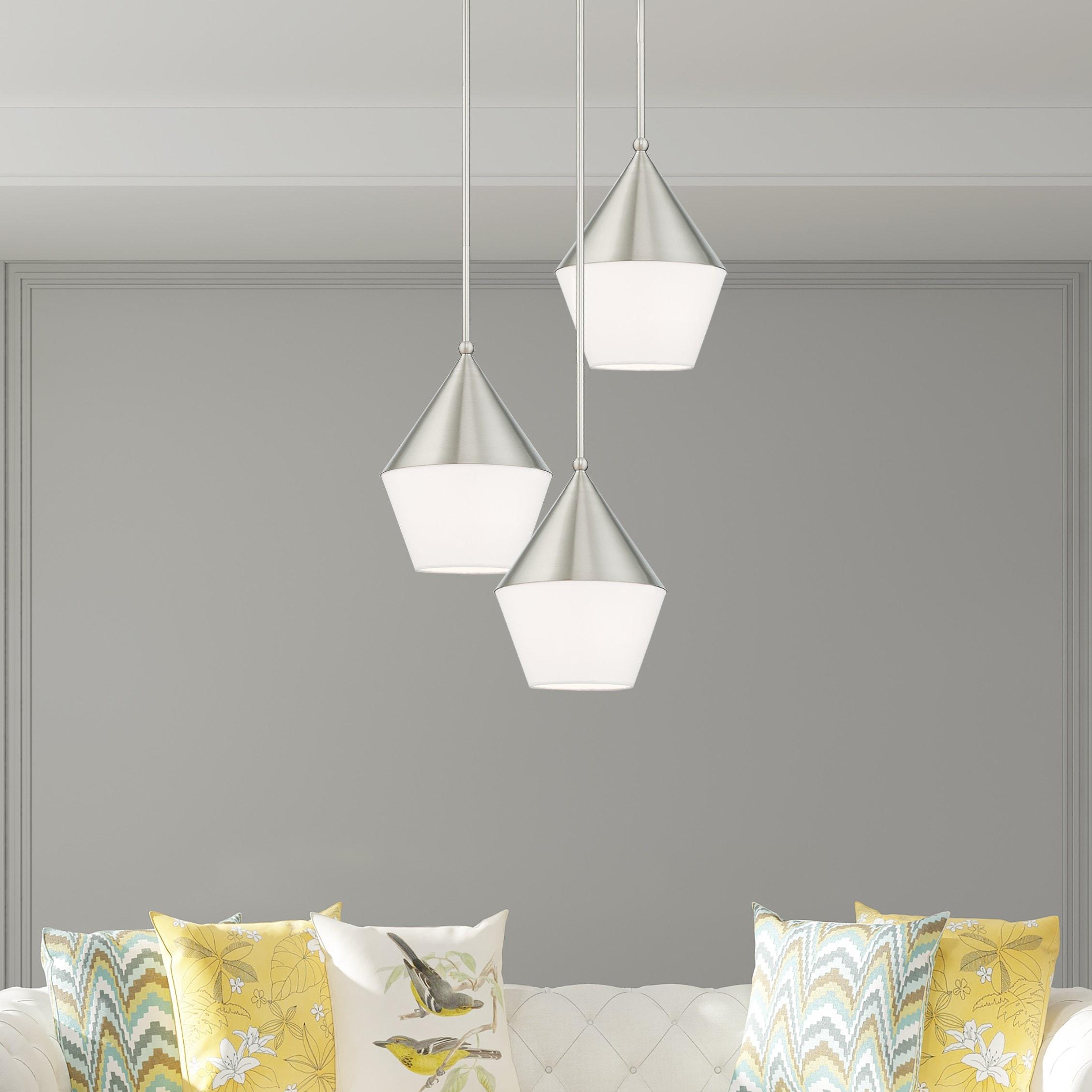 Livex Lighting Stockholm 1 - Light Pendant in  Brushed Nickel