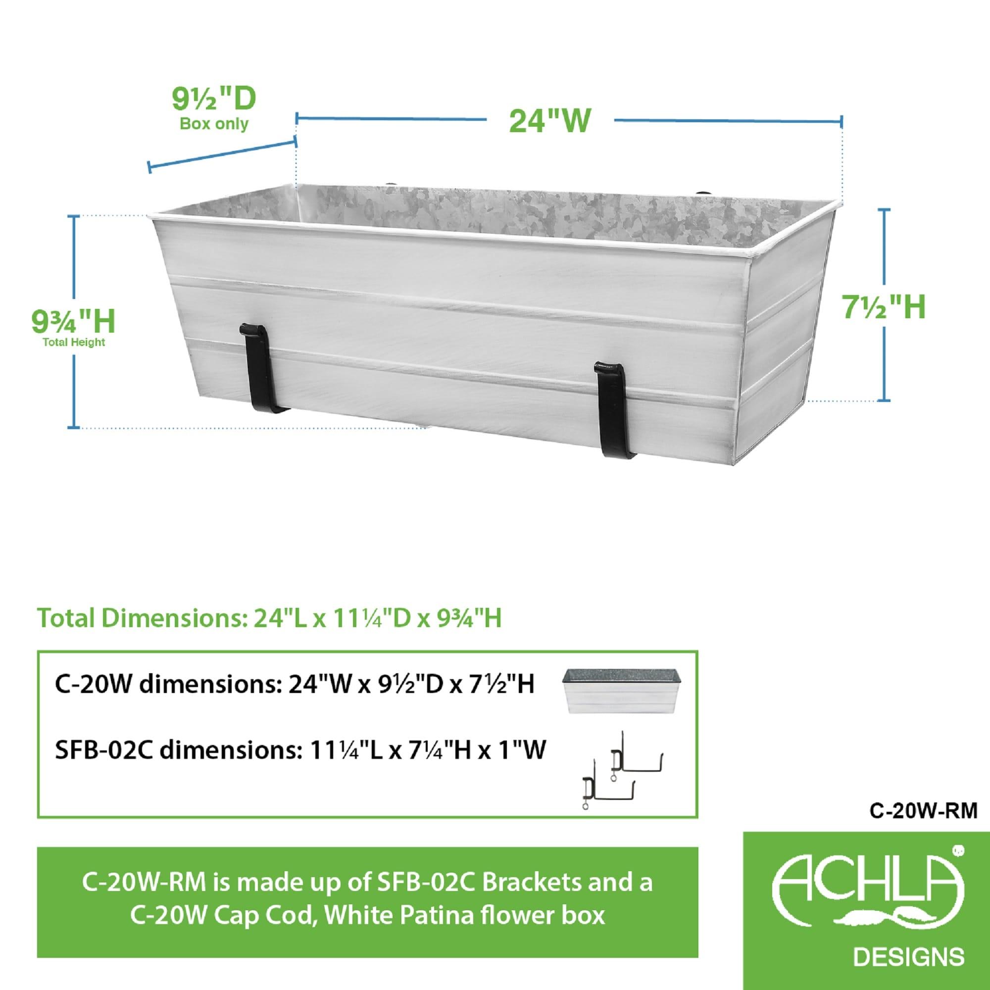 Metal Window Box Planter