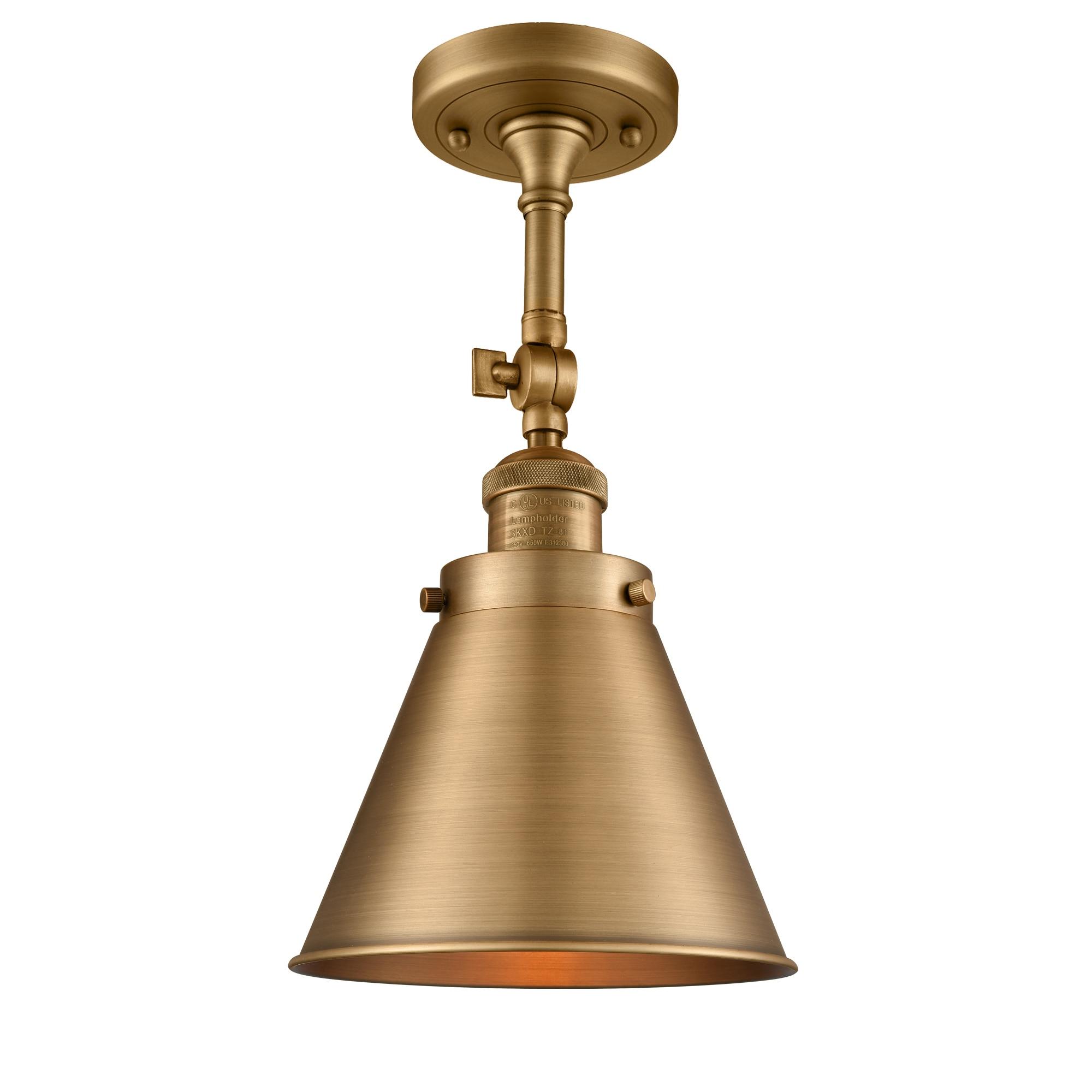 Innovations Lighting Franklin Restoration 1 - Light Sconce in  Brushed Brass