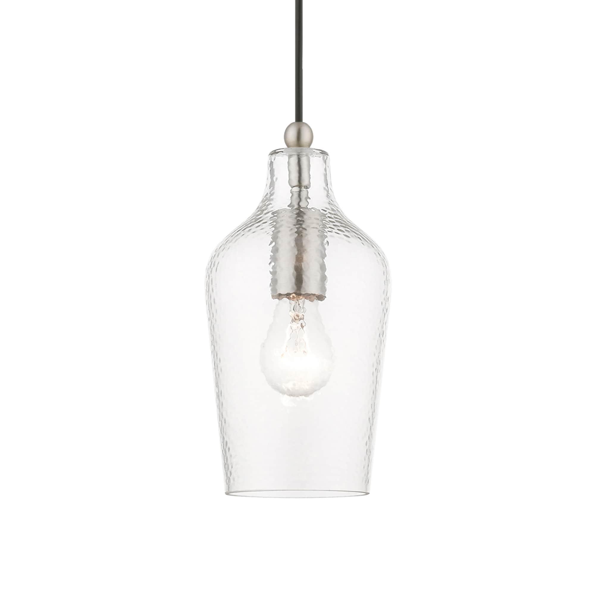 Livex Lighting Avery 1 - Light Pendant in  Brushed Nickel