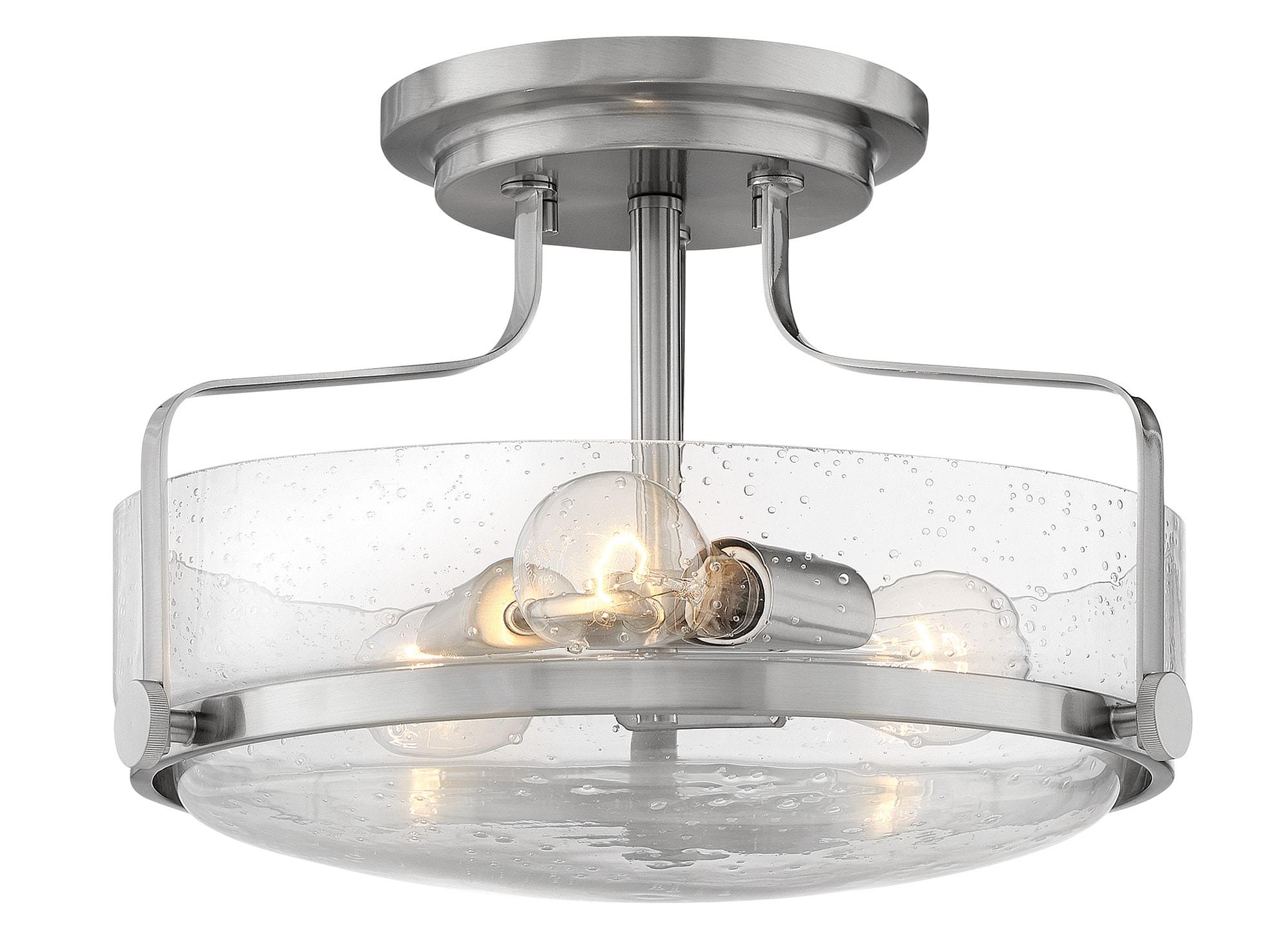 Harper 3-Light Semi-Flush Mount Retro Ceiling Light