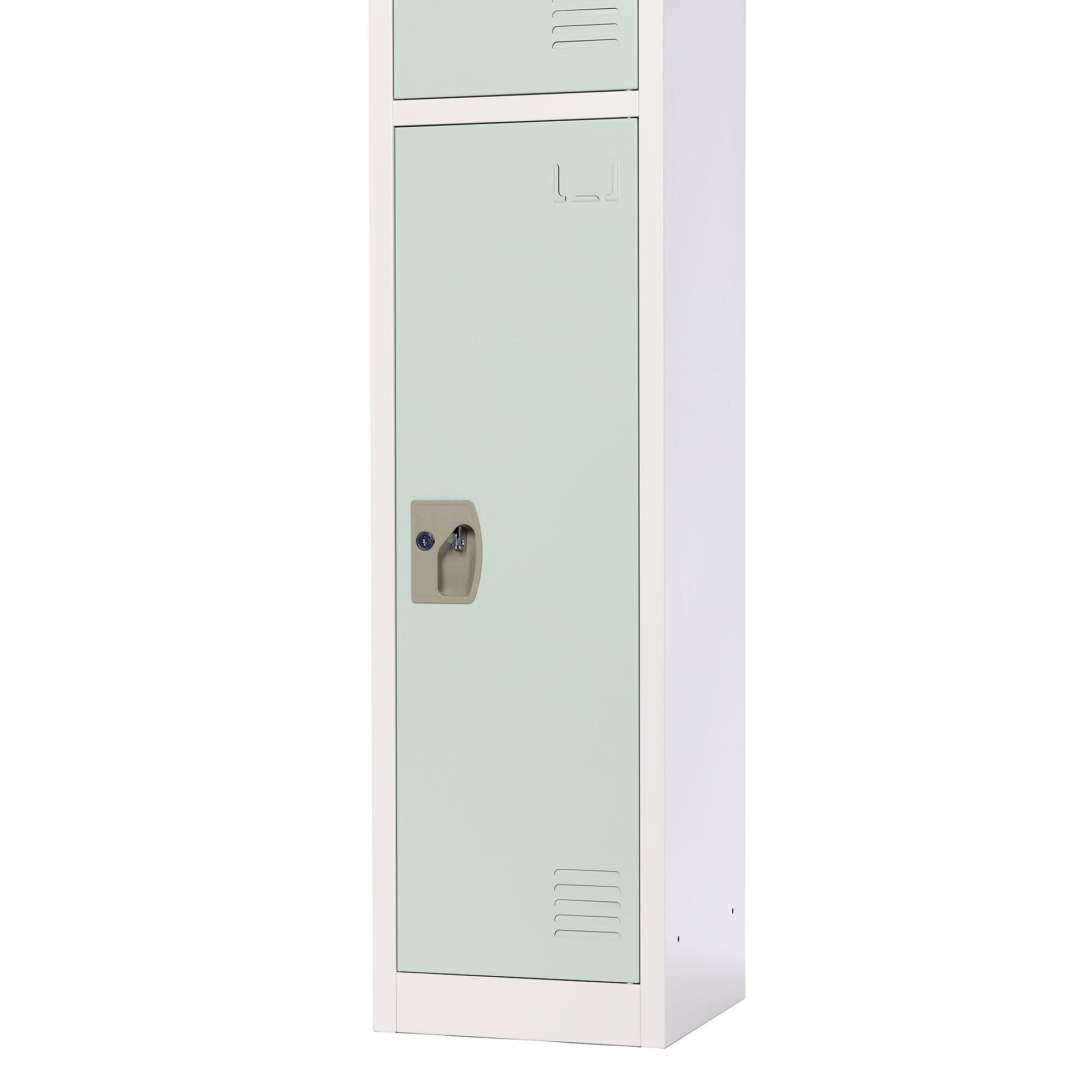 AdirOffice 12'' Wide Steel 2-Tier School and Gym Locker