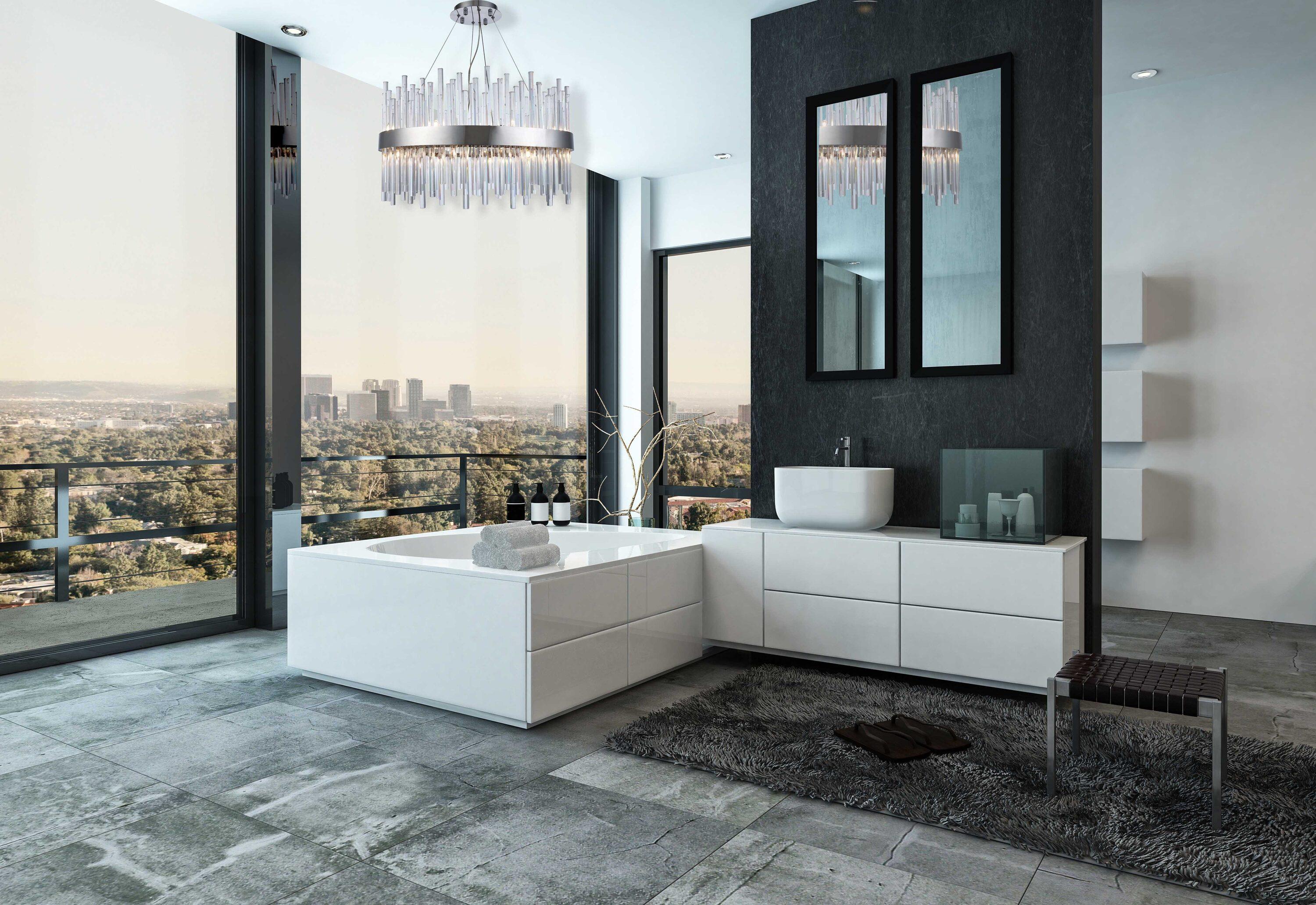 Elegant Lighting Dallas 16 Light Royal Cut Crystal Chandelier in Chrome