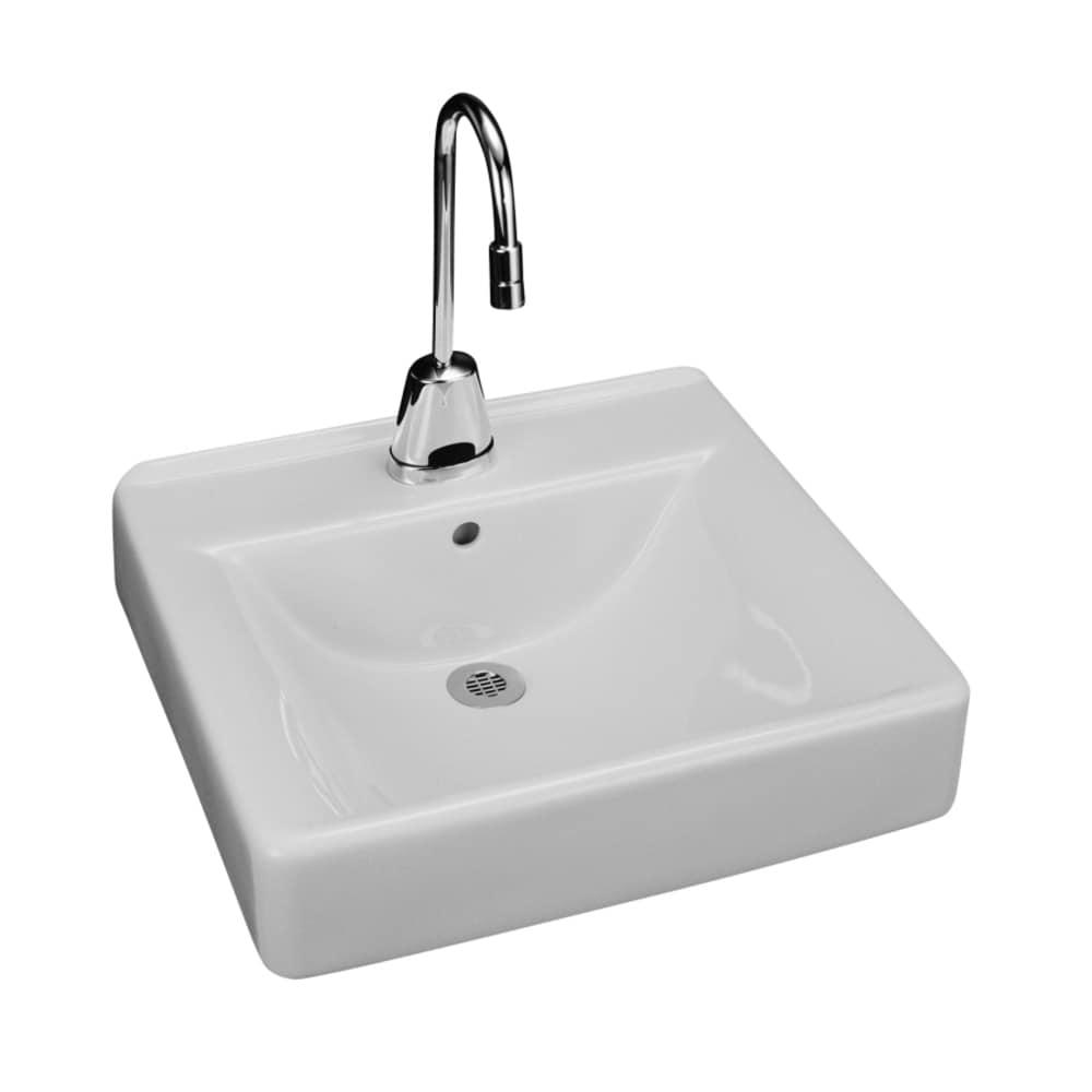 Soho Ceramic 20" Wall Mount Bathroom Sink with Overflow