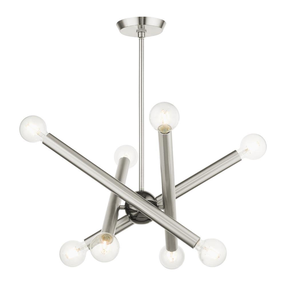 Livex Lighting Stafford 8 - Light Chandelier in  Brushed Nickel