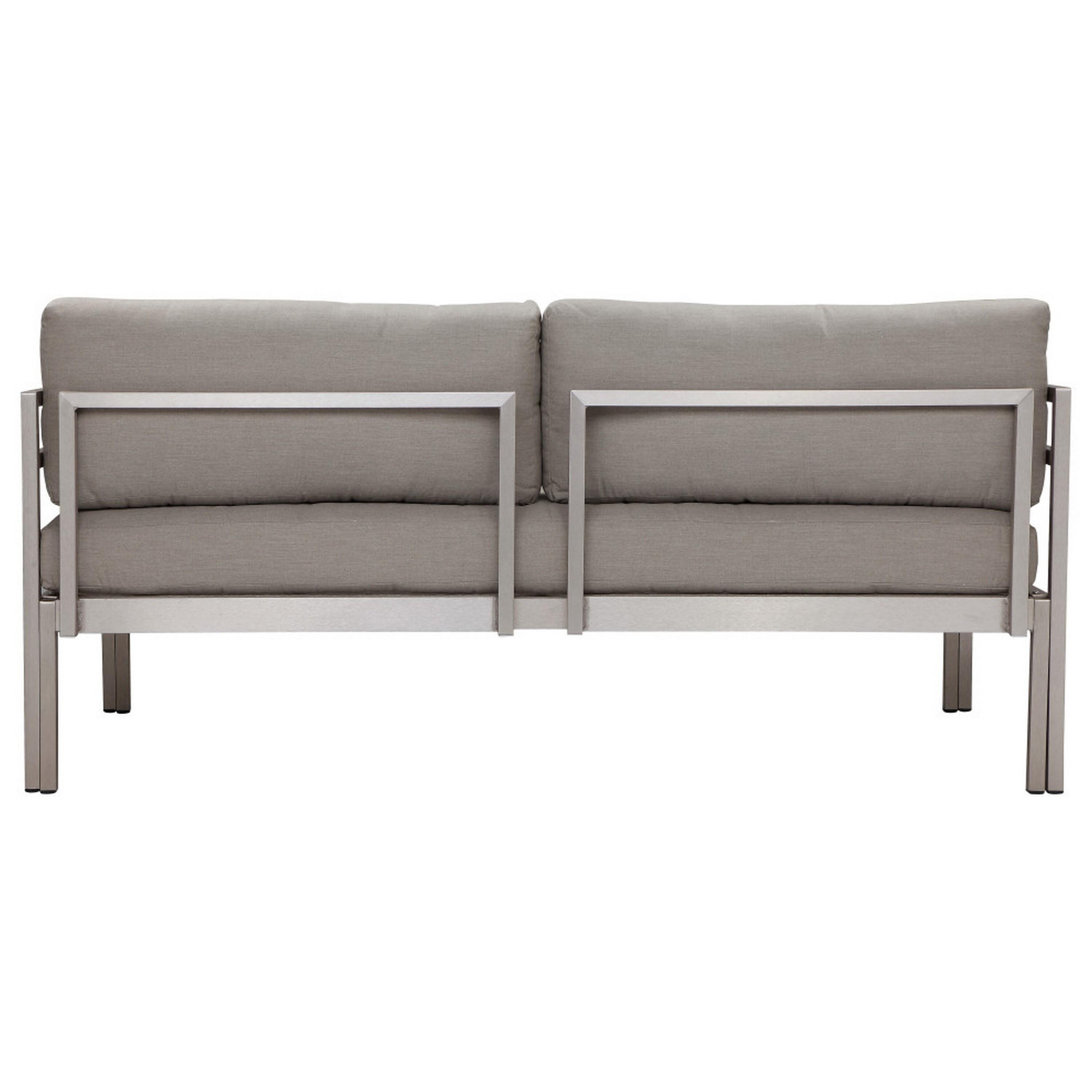 Ramsey 65'' Powder Coated Aluminum Outdoor Sofa