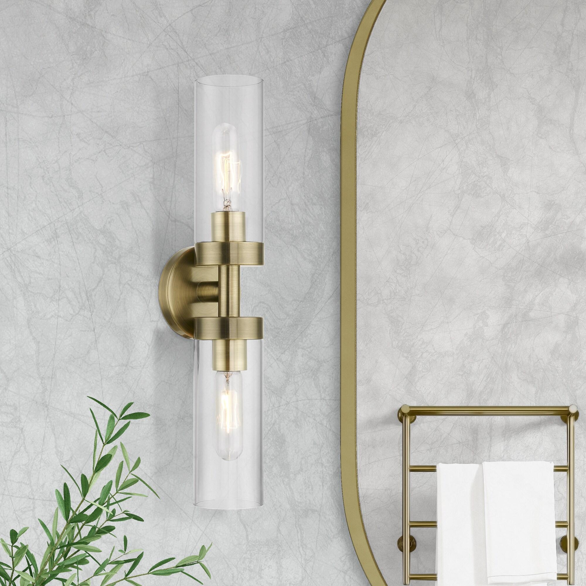 Livex Lighting Ludlow 2 - Light Vanity in  Antique Brass
