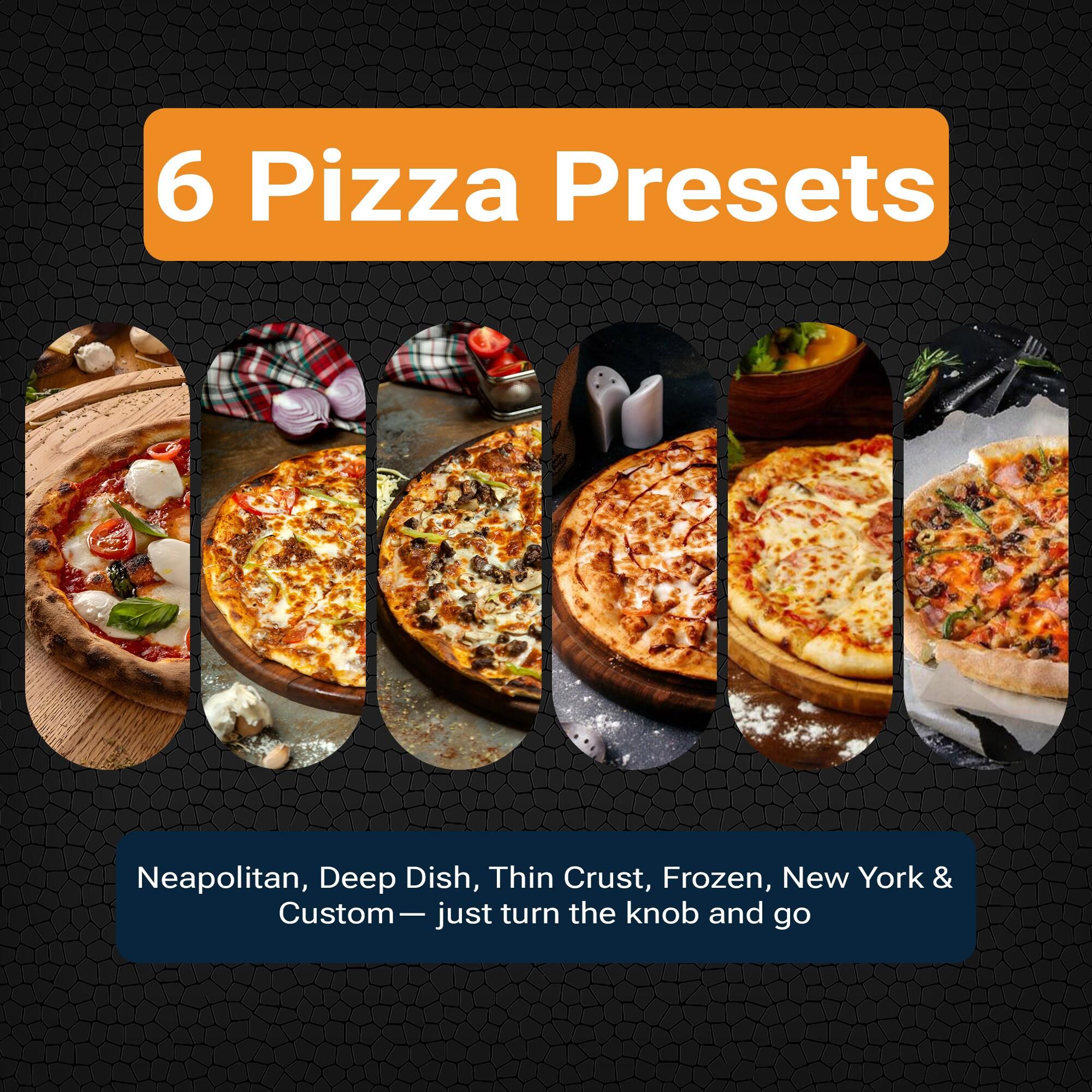 Equator Advanced Appliances Equator ELECTRIC PIZZA OVEN Multi Program w/ Baking Stone Countertop 0.5cf 110V | Wayfair