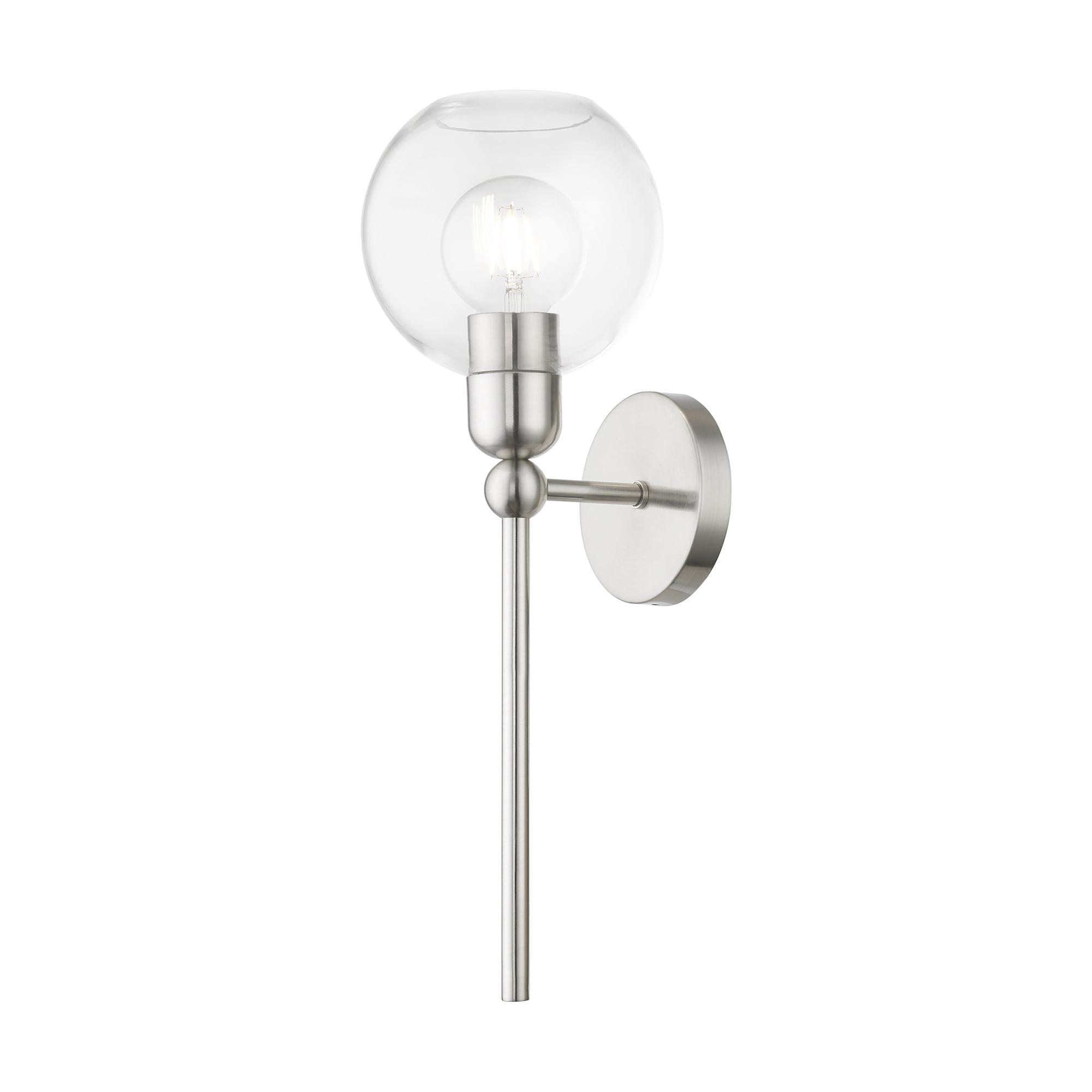 Livex Lighting Downtown 1 - Light Sconce in  Brushed Nickel