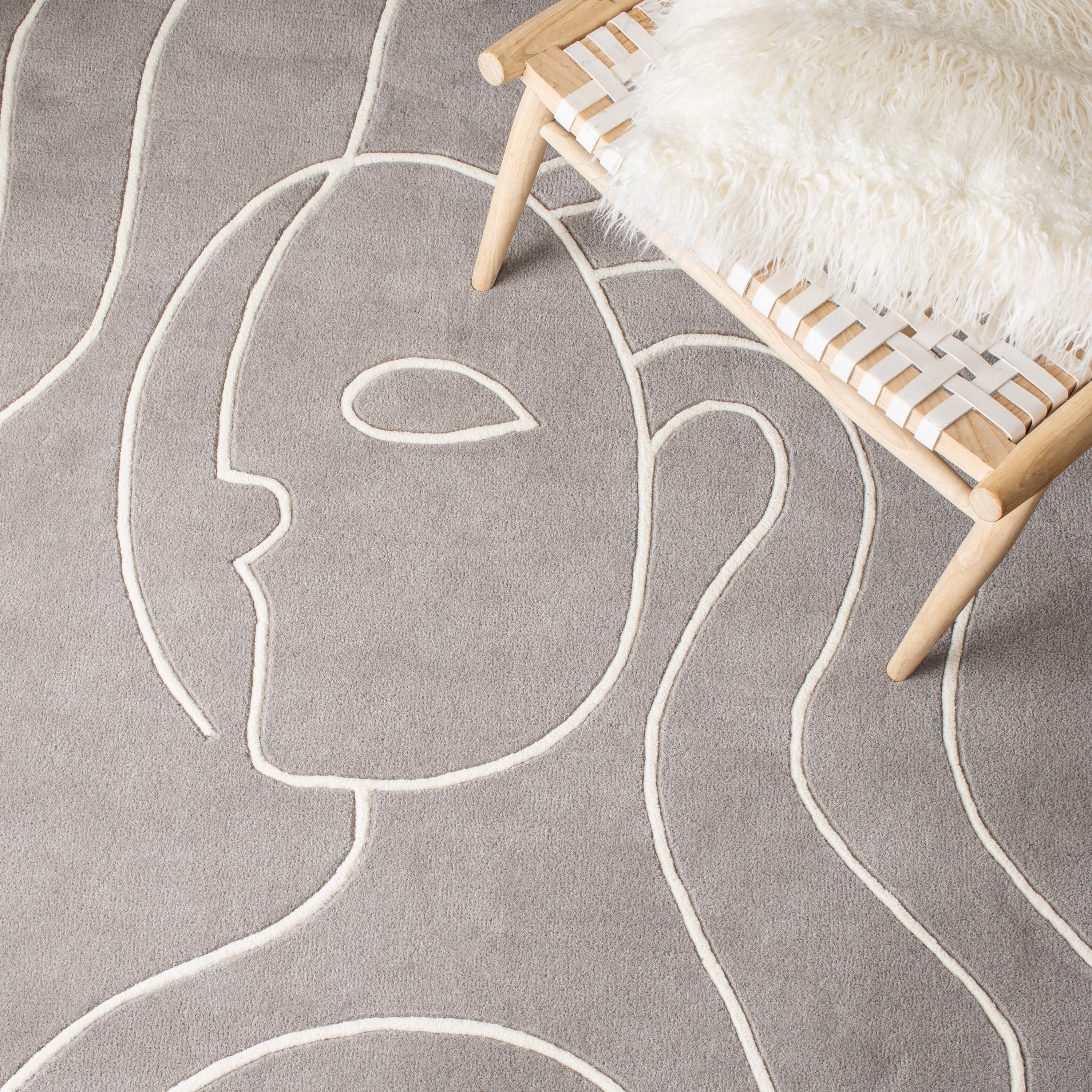 Fifth Avenue FTV111 Hand Tufted Accent Rug - Gray/Ivory - 2'x3' - Safavieh.