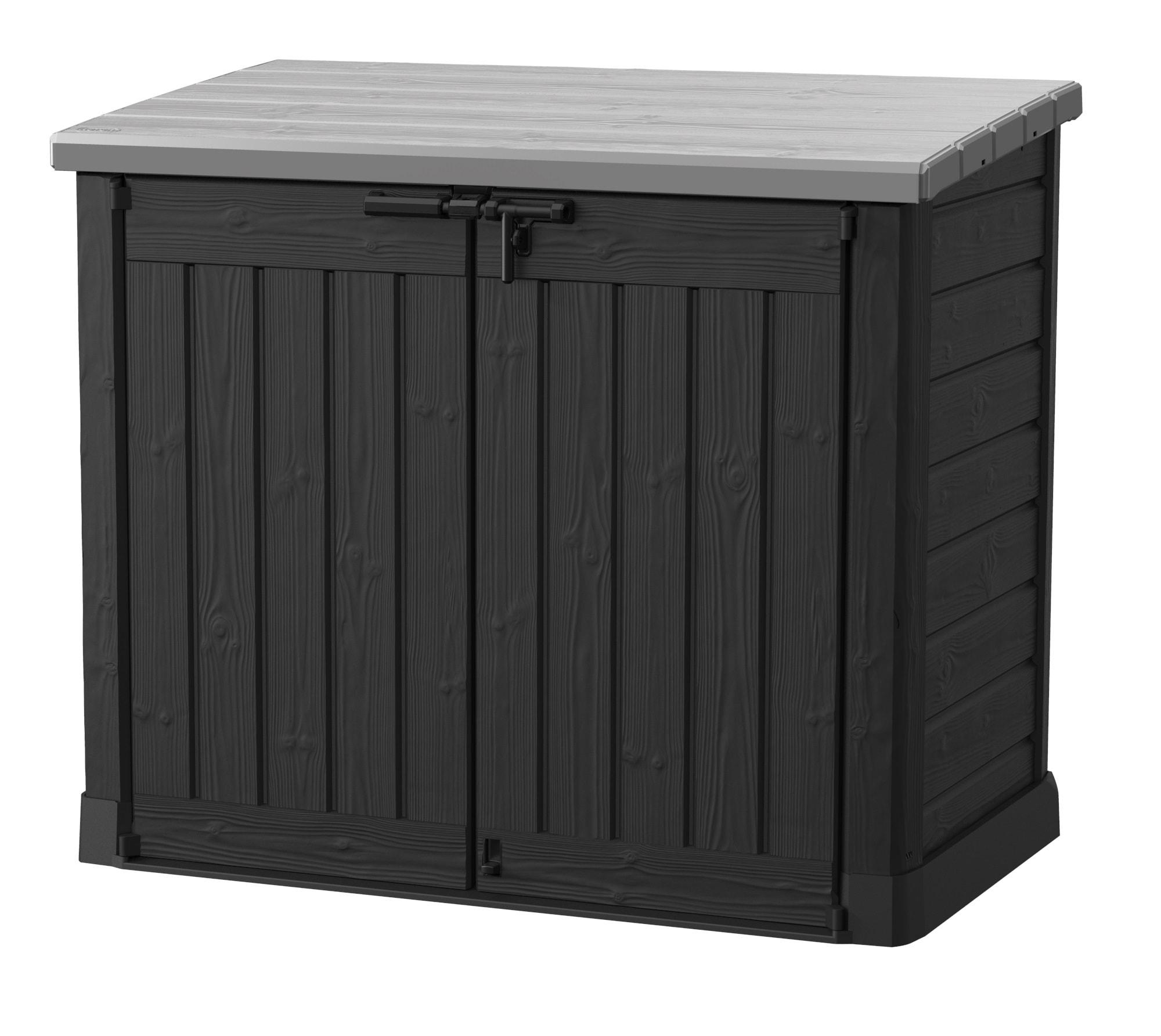 Keter Keter Store It Out Prime Durable Resin Outdoor Storage Shed With Floor and Double Doors for Garden Patio Furniture and Tools