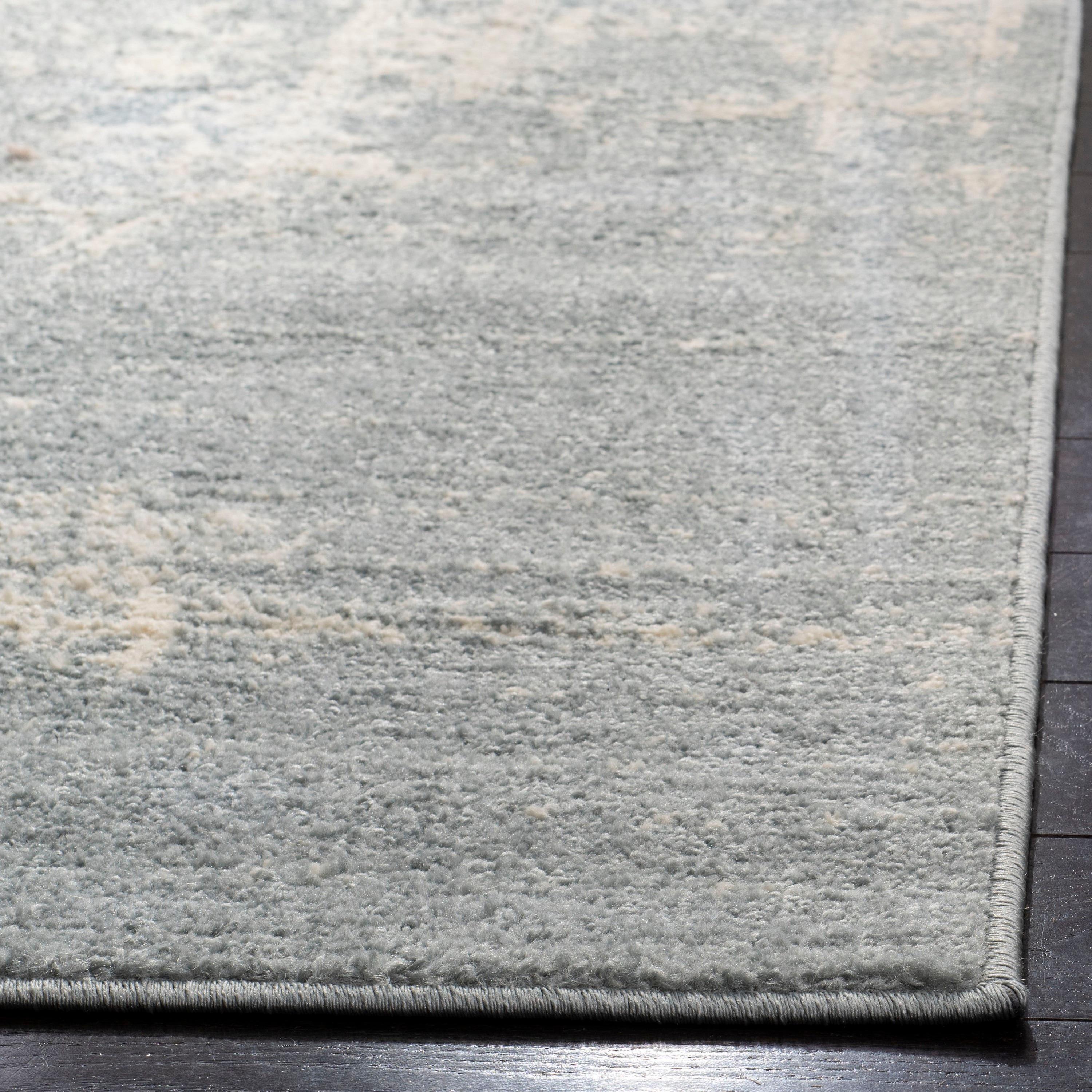 Adirondack ADR101 Power Loomed Area Rug - Slate/Ivory - 5'1"x7'6" - Safavieh.