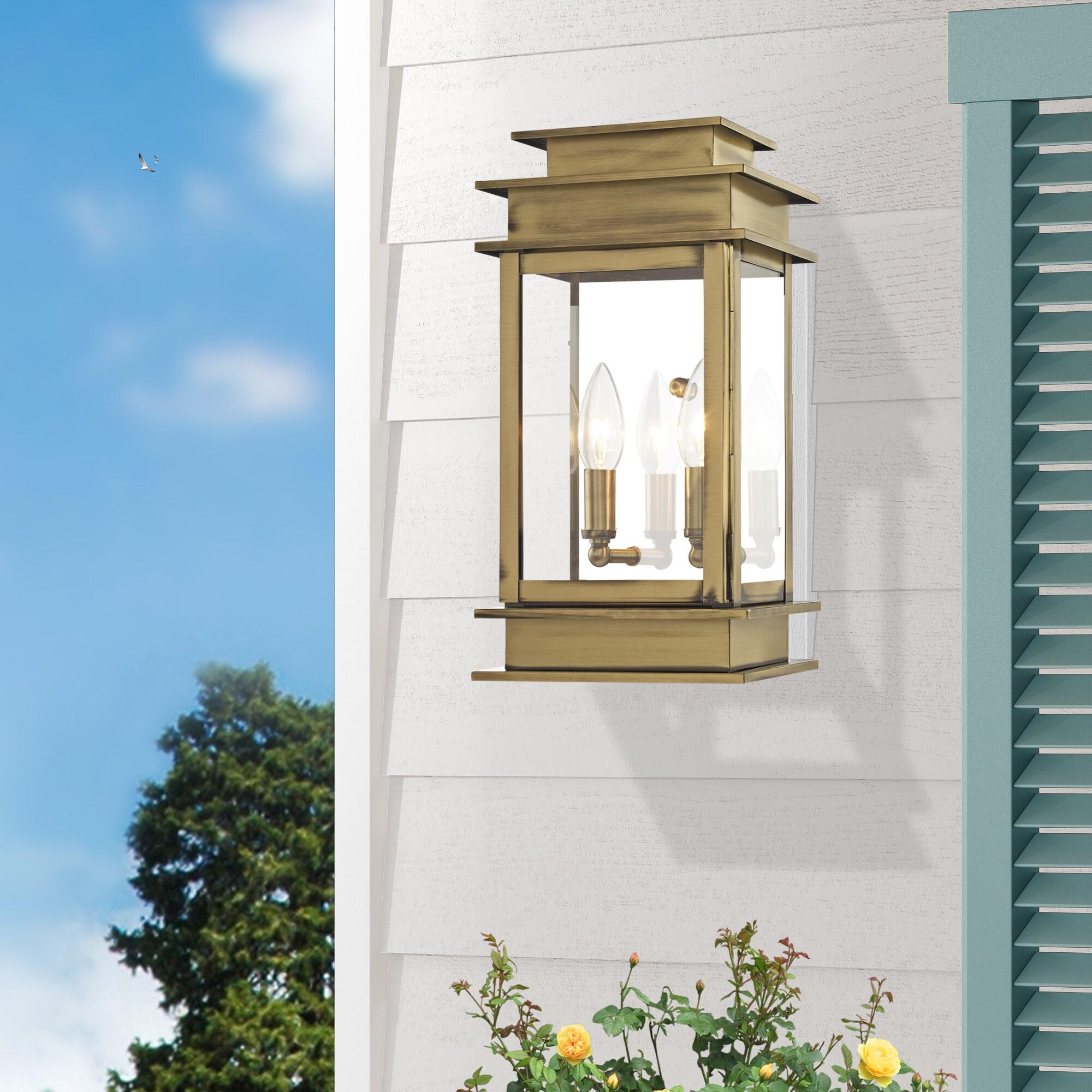 Livex Lighting Princeton 2 - Light Wall Light in  Antique Brass