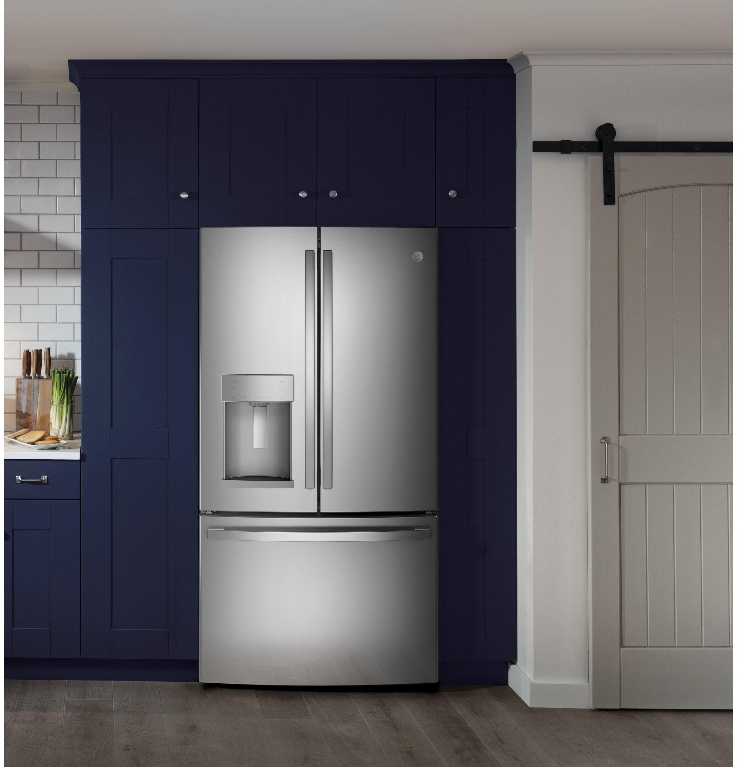 GE 36" French Door 27.7 cu. ft. Smart Energy Star Refrigerator with Fingerprint Resistant Finish