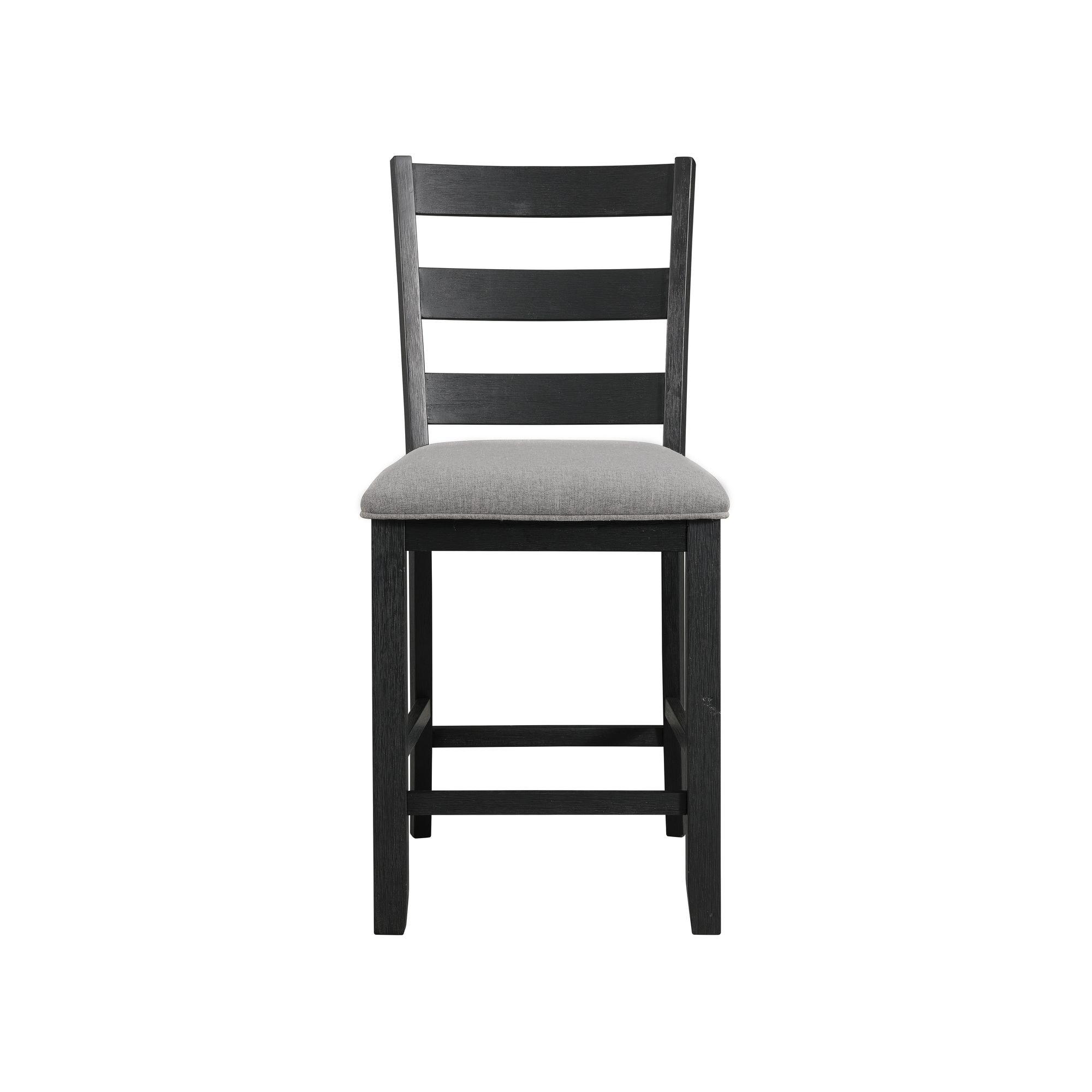 Beaubien Ladder Back Side Chair in Grey (Set of 2)