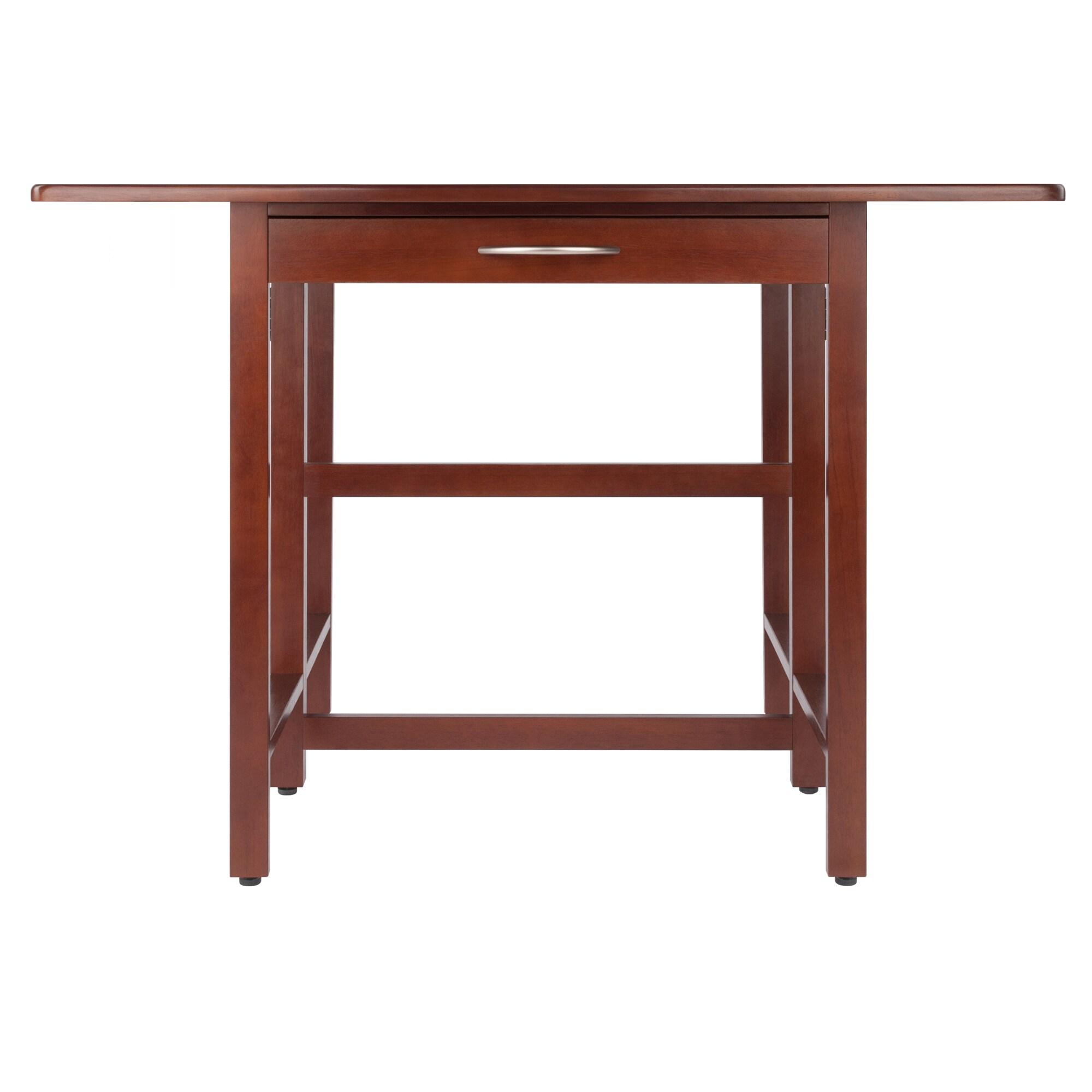 41.73'' Solid Wood Rectangular Folding Table