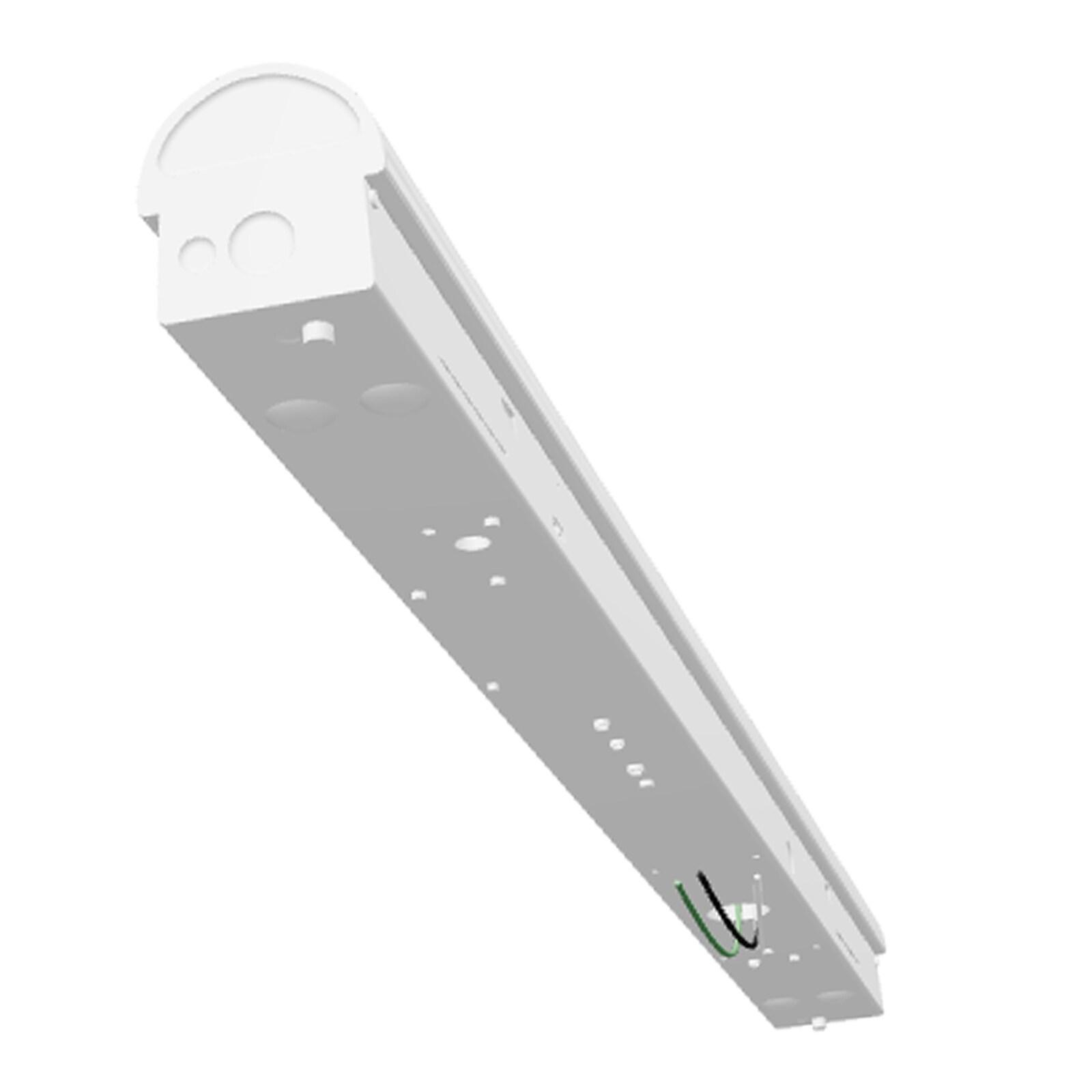 Luxrite 3FT Slim LED Shop Light, 25W, 3450 Lumens, 3 Color Selectable 3500K-5000K, 0-10V Dimmable, Damp Rated UL Listed
