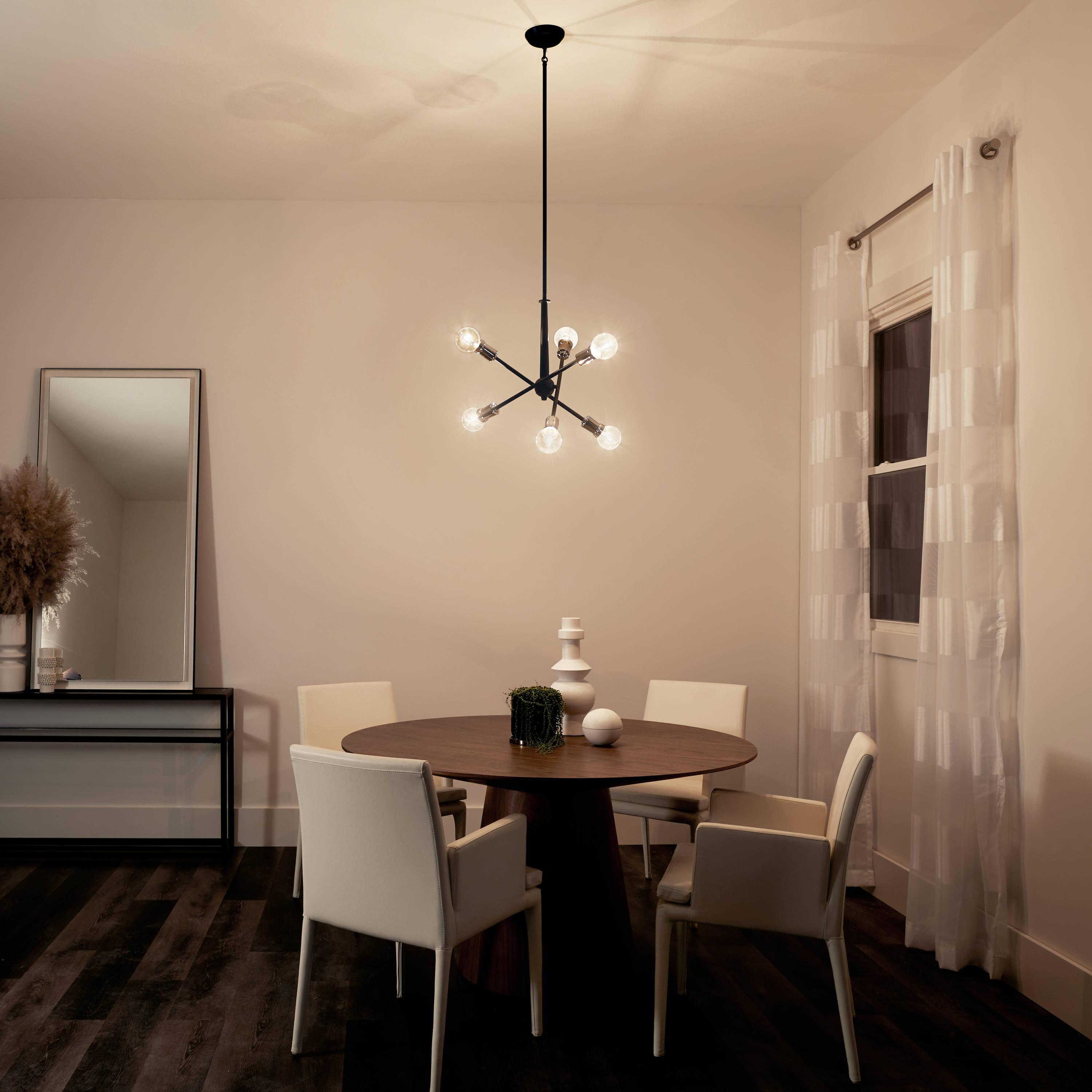 Kichler Lighting Armstrong 6 - Light Chandelier in  Black