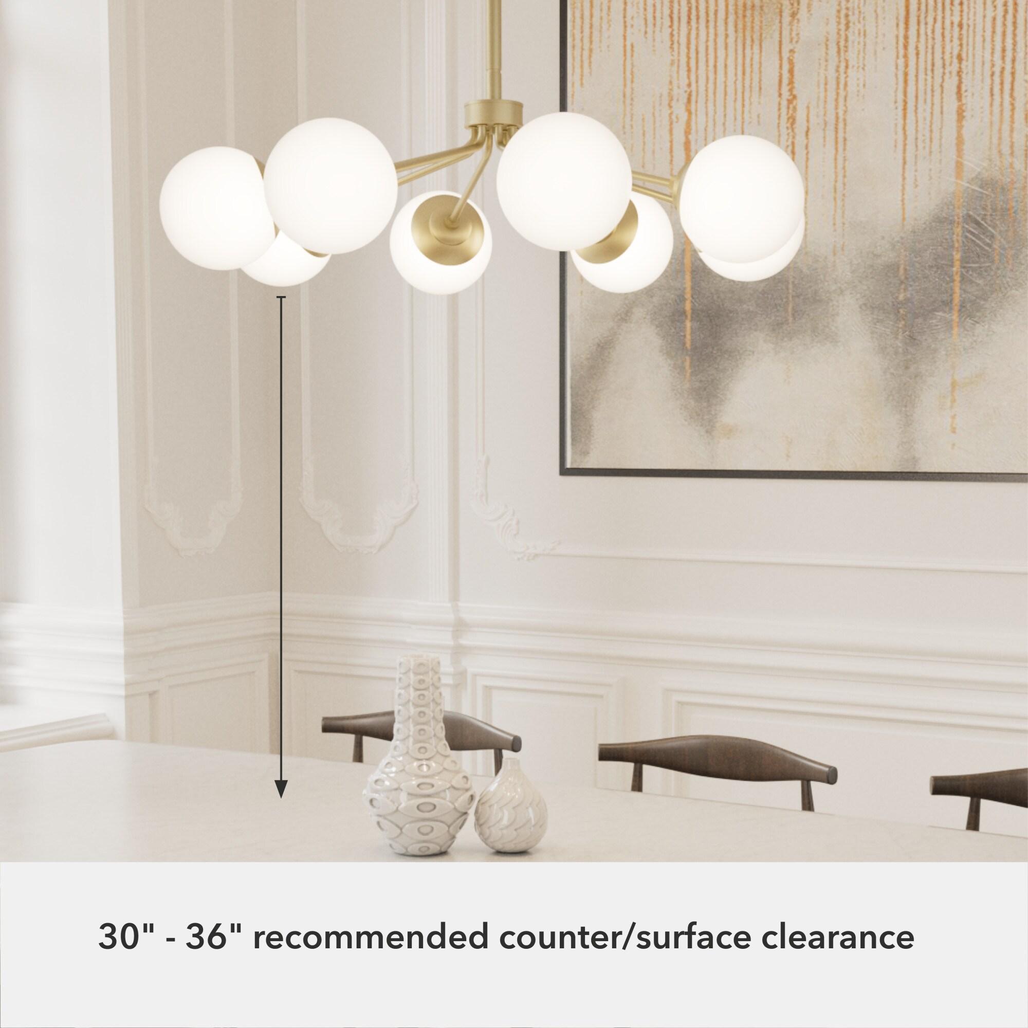 Hunter Fan Hepburn 8 - Light Sputnik Modern Linear Chandelier