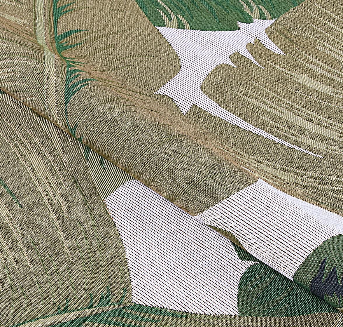 Couristan Dolce 2 x 3 (ft) Loomed Polypropylene Hunter Green-Ivory Rectangular Indoor/Outdoor Floral/Botanical Area rug