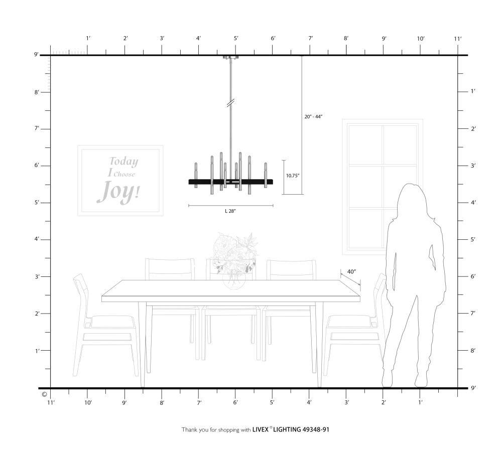 Wade Logan® Oiti 8 - Light Dimmable Chandelier