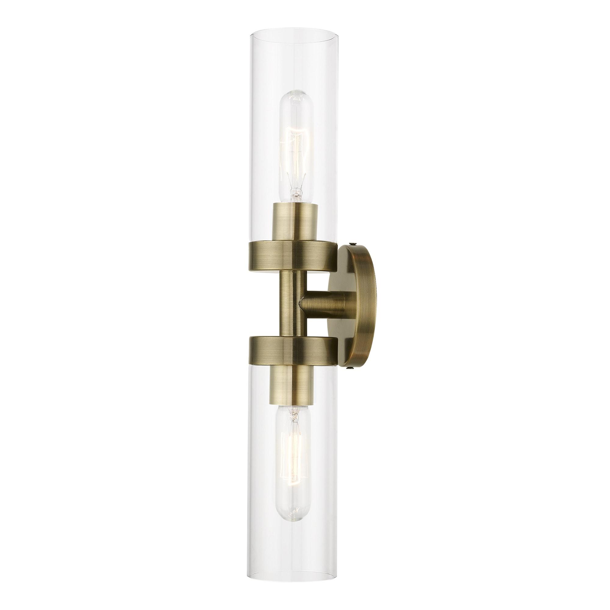 Livex Lighting Ludlow 2 - Light Vanity in  Antique Brass