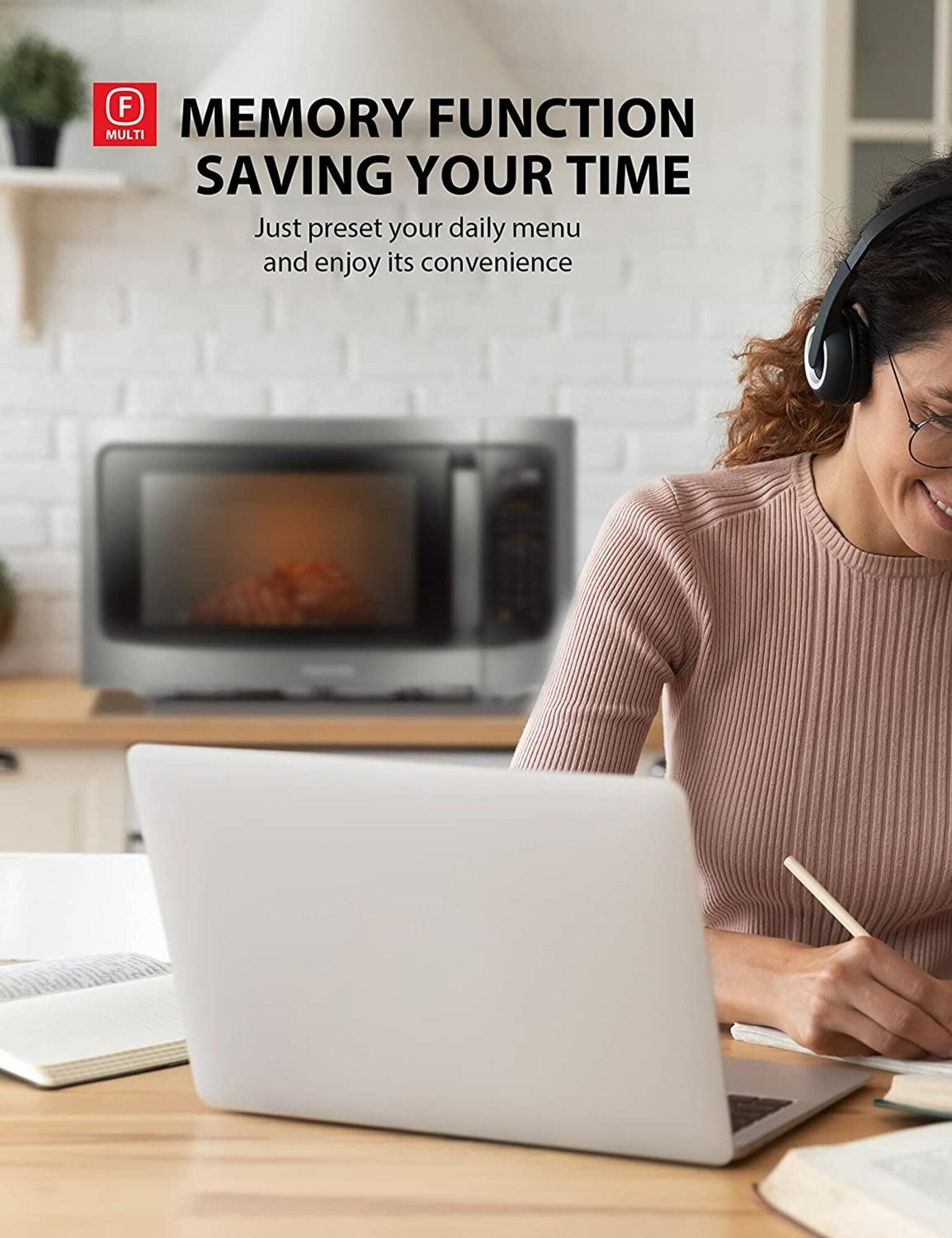 Toshiba TOSHIBA 1.6 Cu.ft Countertop Microwave Oven, Inverter, Smart Sensor, 13.6" Turntable, 1250W, Silver ML-EM45PIT(SS)