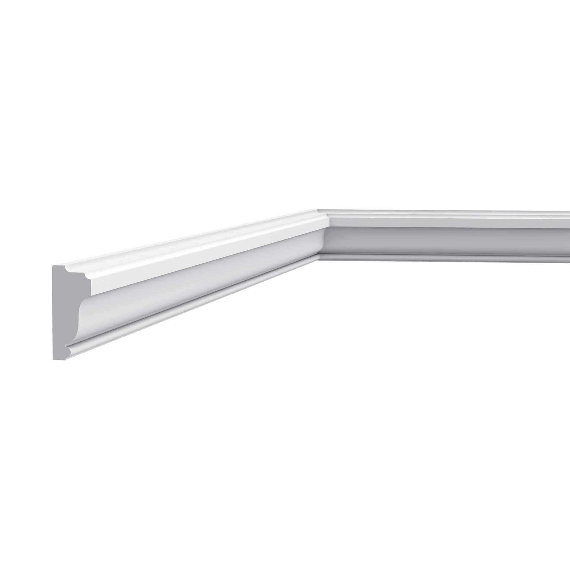 1.375'' H x 78'' W x 0.625'' D Plastic Chair Rail (Set of 12)