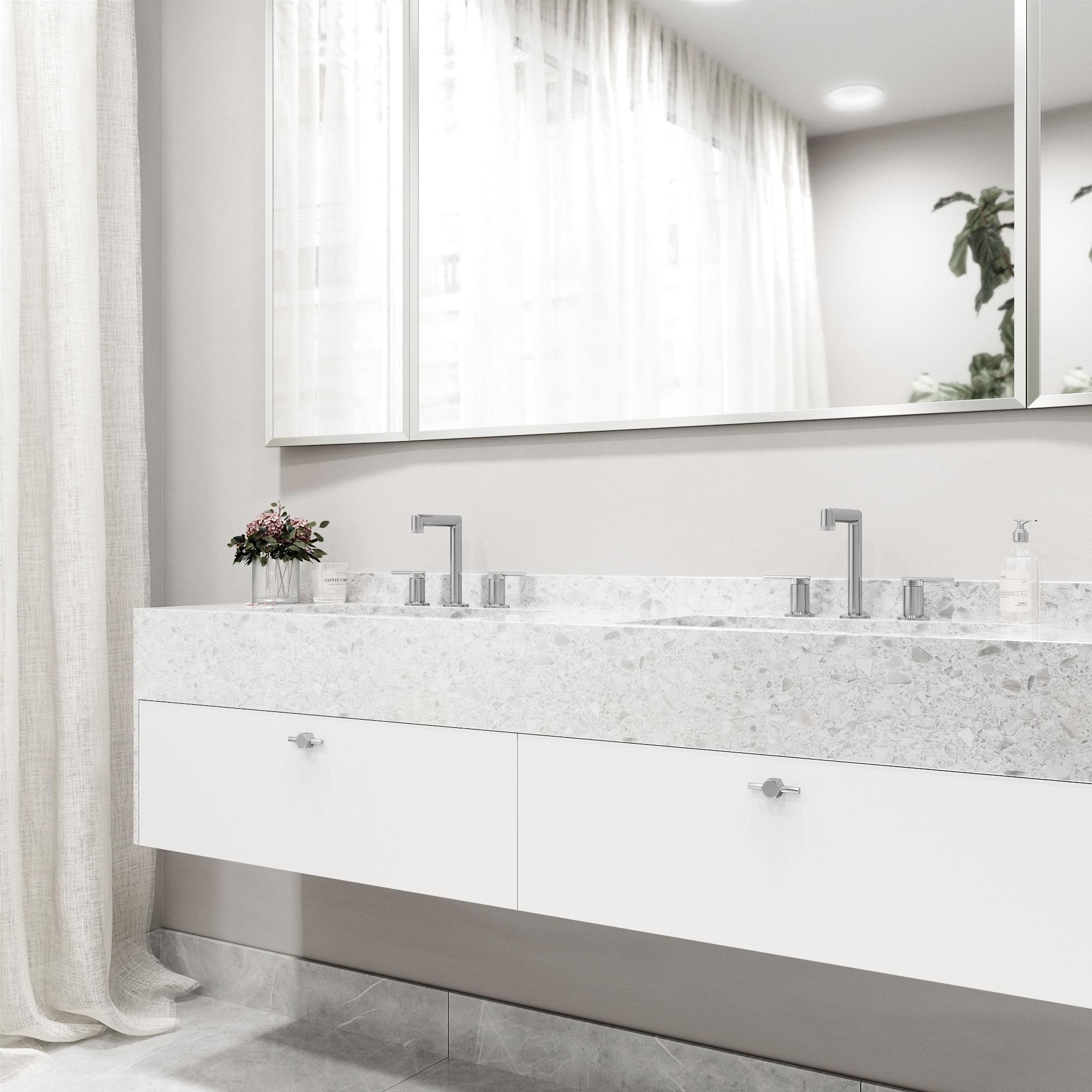 Sterling 7" H Two Handle Widespread Bathroom Faucet