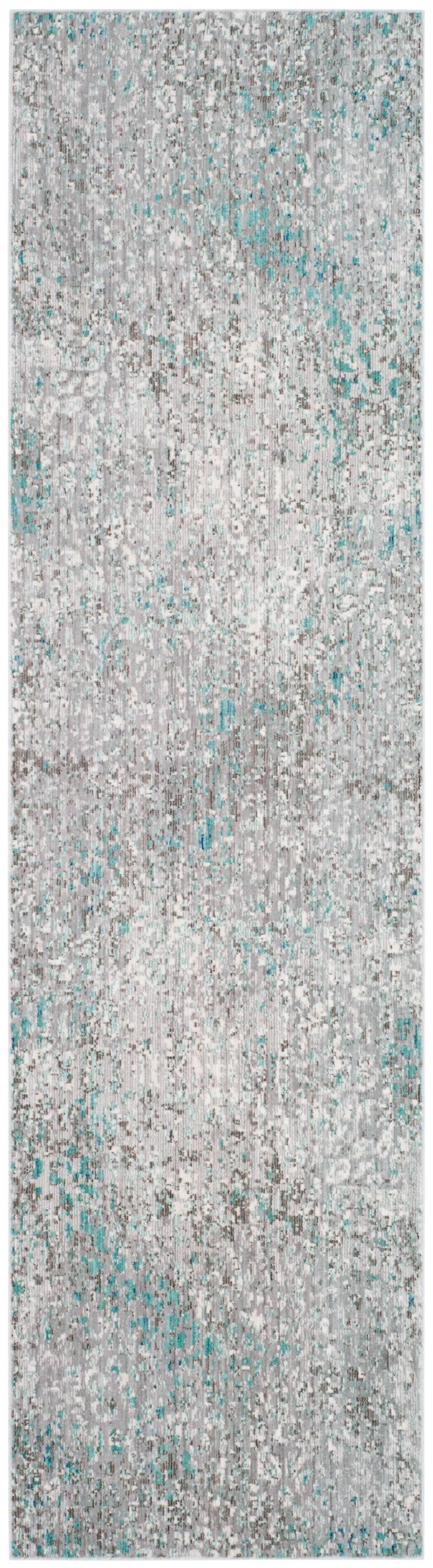 Dream DRM412 Power Loomed Indoor Runner - Blue/Grey - 2'x8' - Safavieh