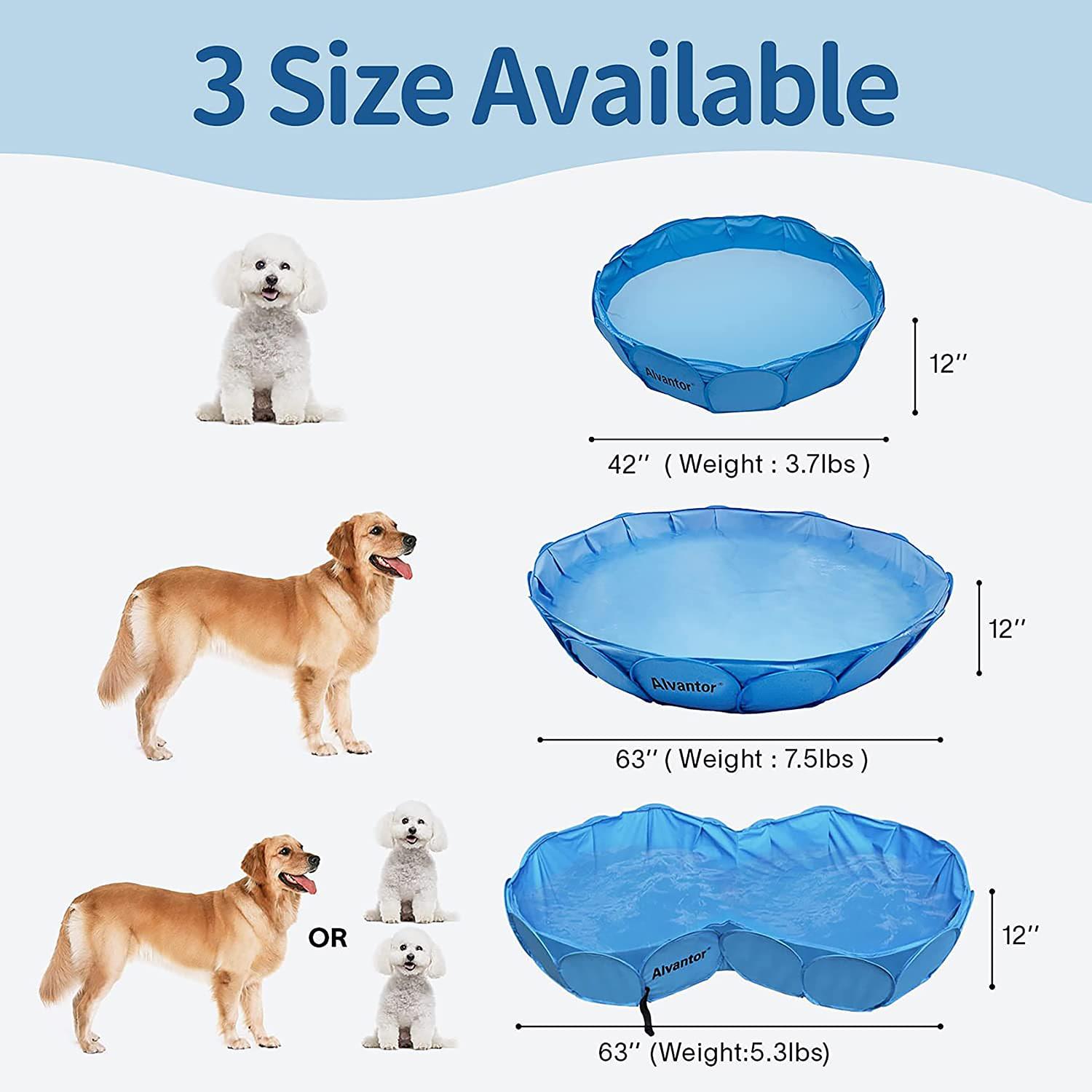 Alvantor Pet Swimming Pool Bathing Tub Portable XL