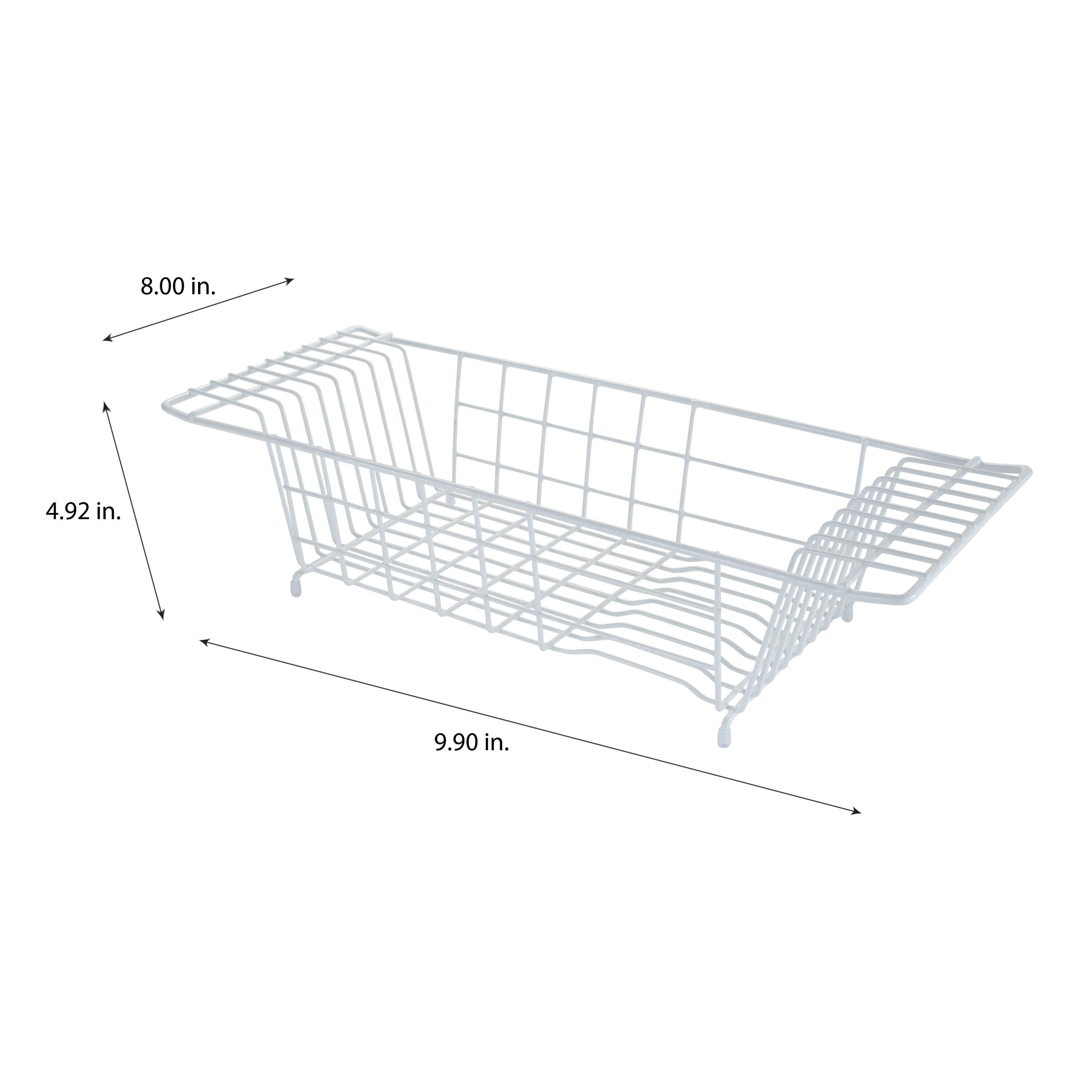 Over the Sink White Dish Rack