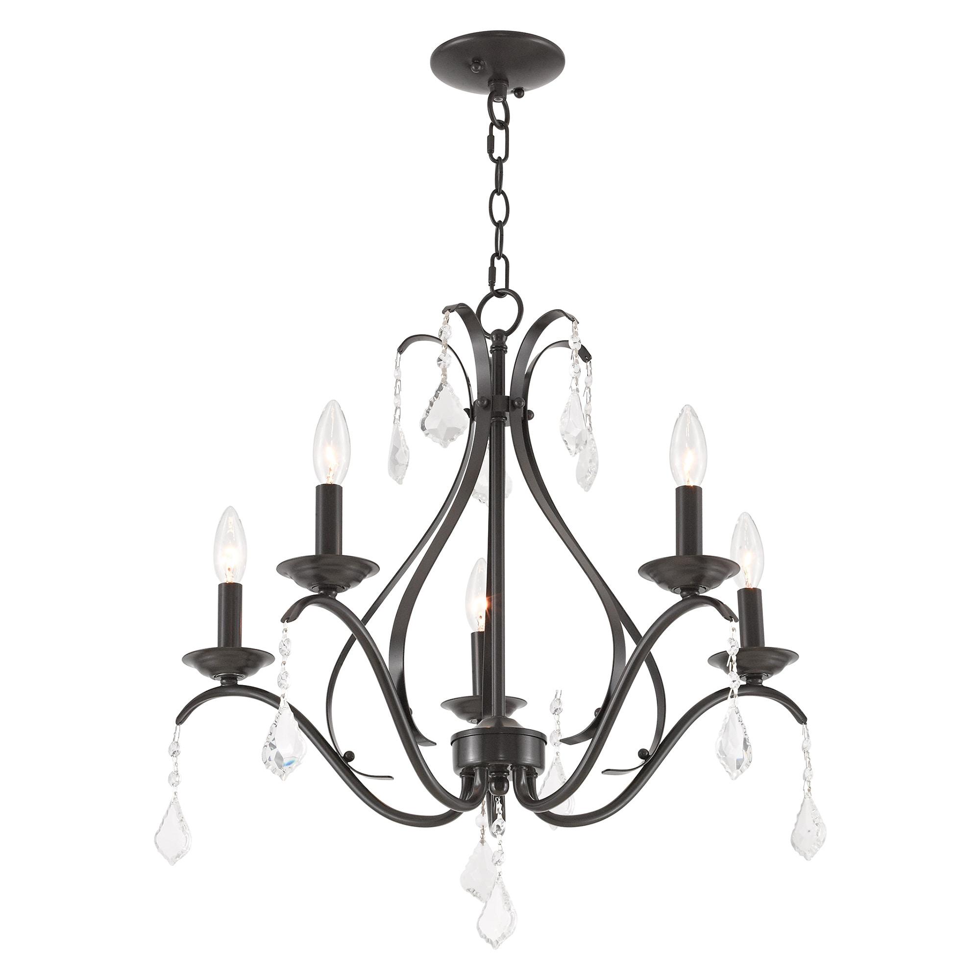 Livex Lighting Caterina 5 - Light Chandelier in  English Bronze