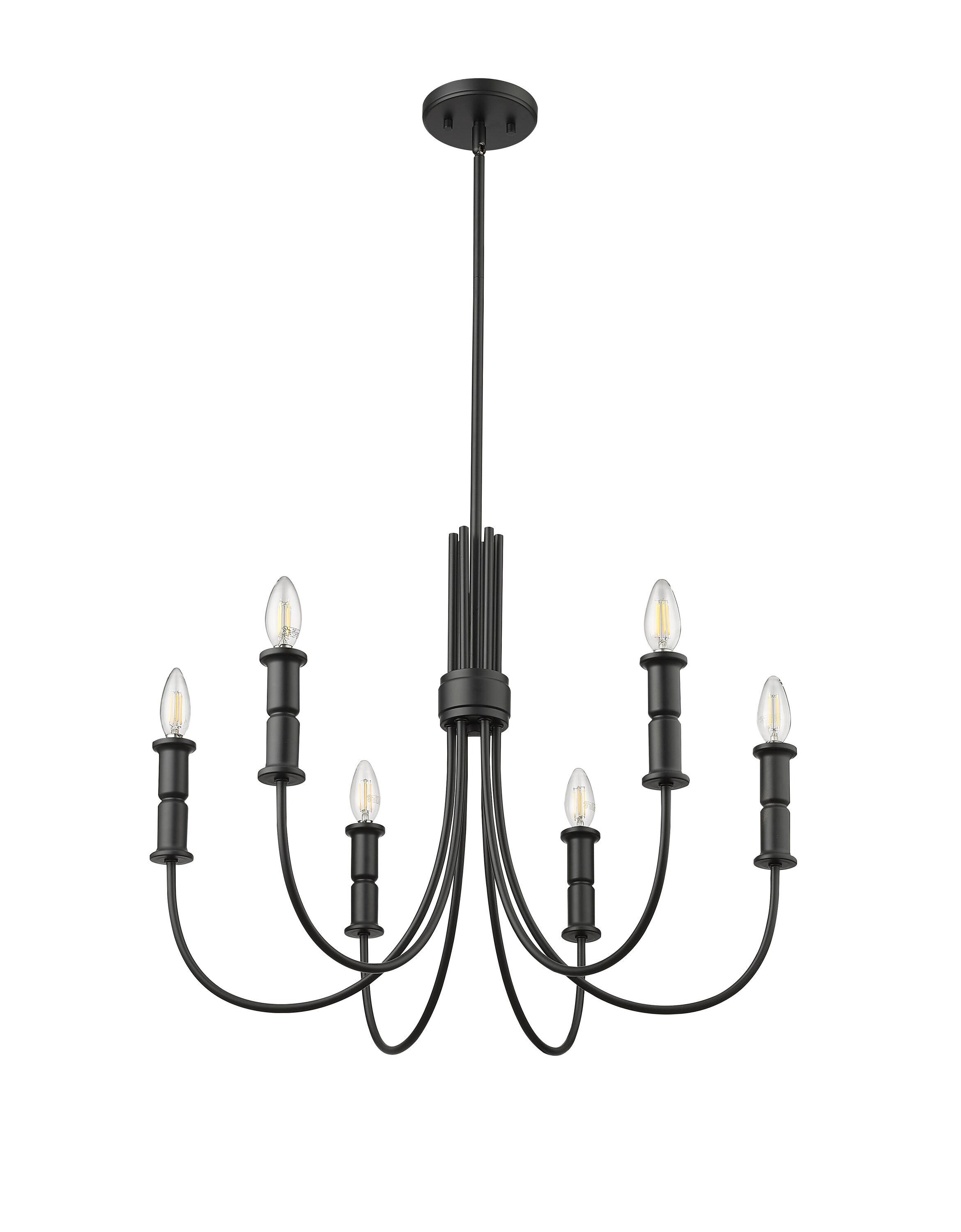 Millennium Lighting  Potiss 8/10 Chandelier Ceiling Light 10 - Matte Black