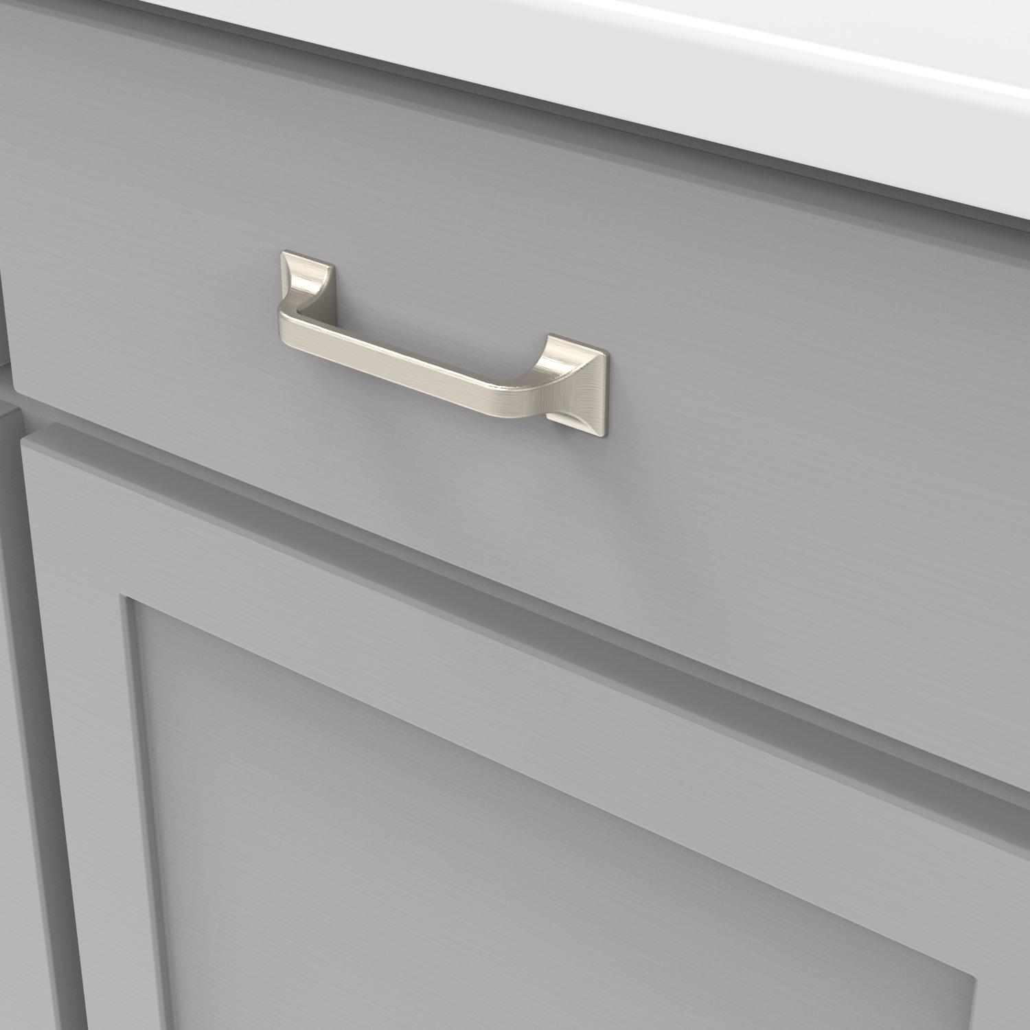 Forge Kitchen Cabinet Handles, Solid Core Drawer Pulls for Cabinet Doors, 3-3/4" (96mm)