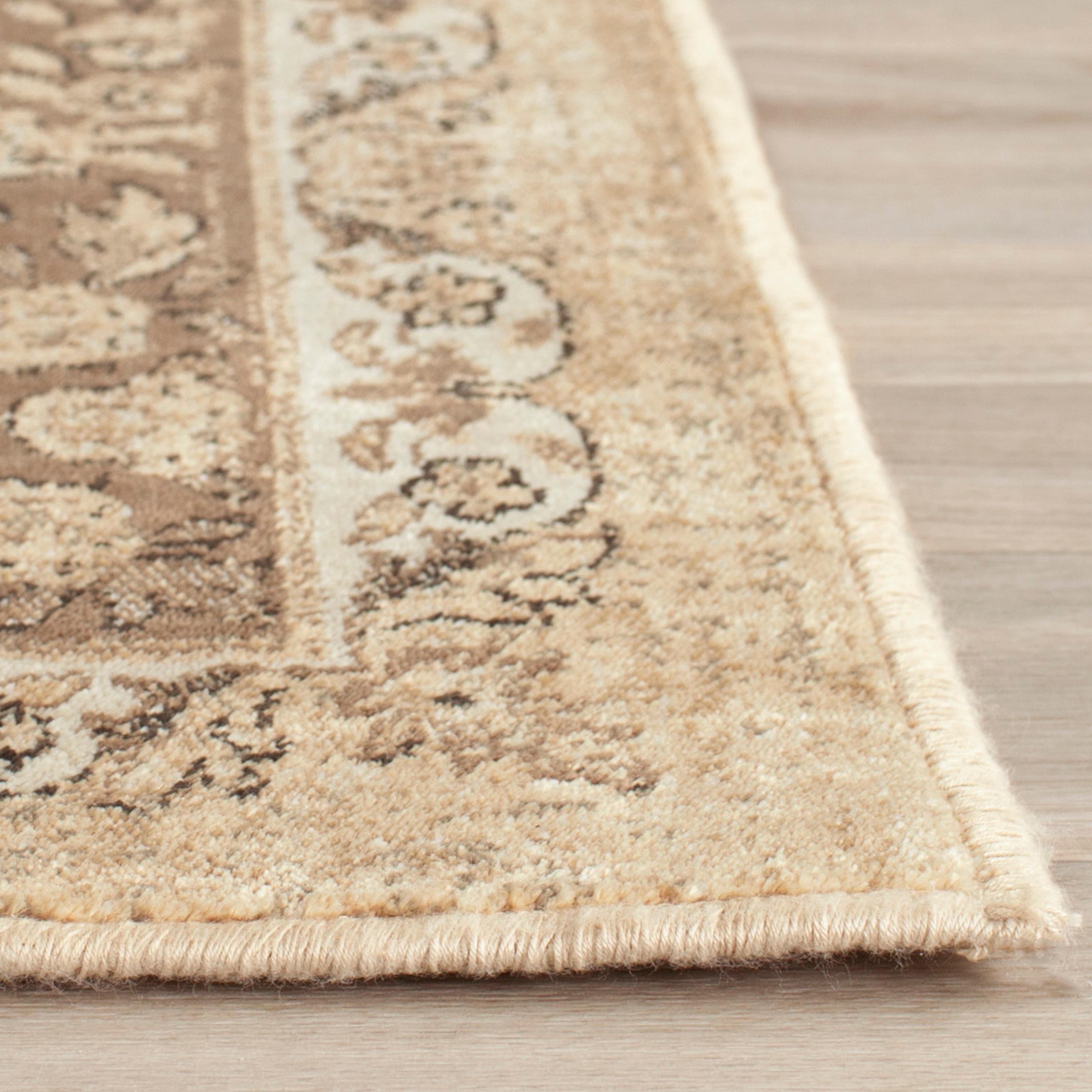 Vintage VTG113 Power Loomed Indoor Skid-Resistant Runner Rug - Warm Beige - 2'2"x9' - Safavieh