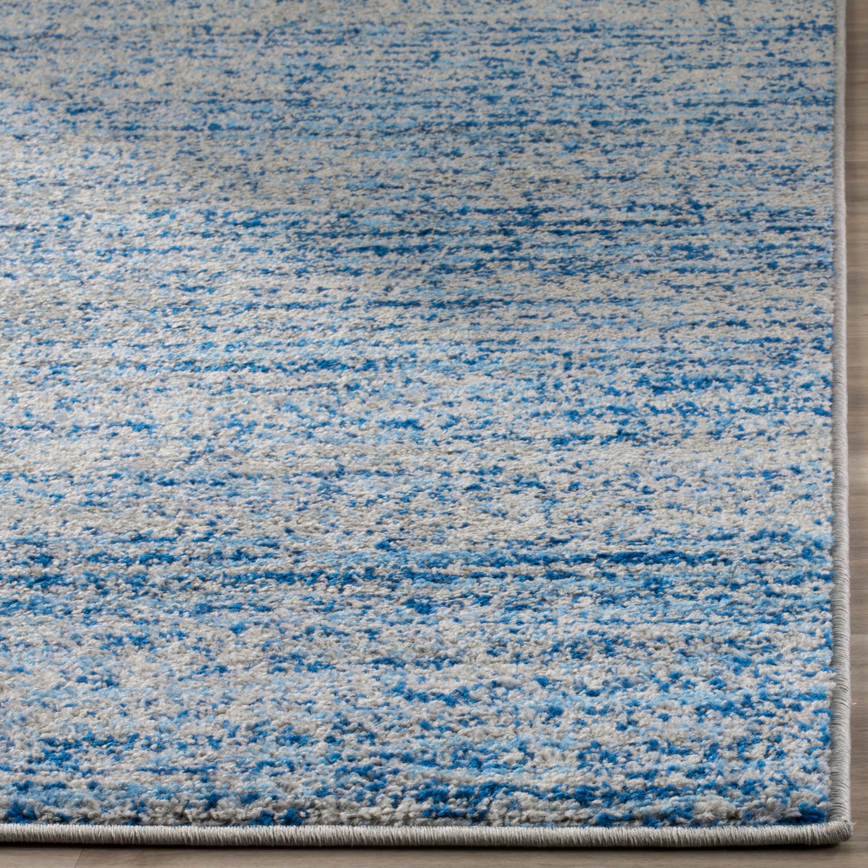 Adirondack ADR117 Machine Made Indoor Accent Rug - Blue/Silver - 3'x5' - Safavieh