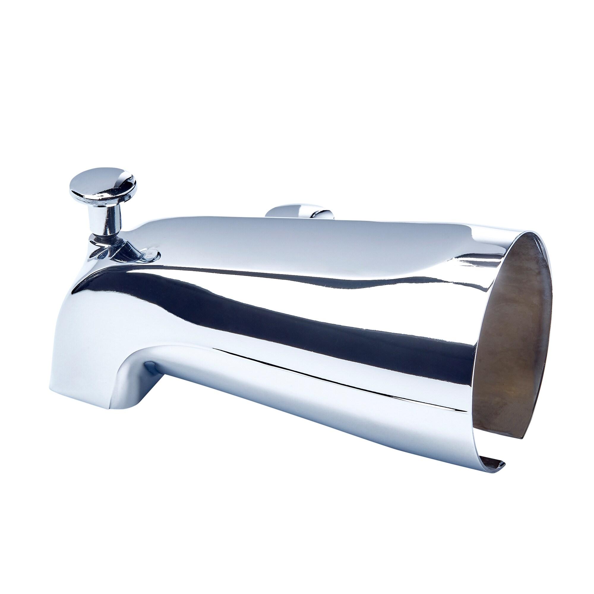 Delta U1072-PK Universal Showering Components Wall Mounted Tub Spout Trim with Diverter